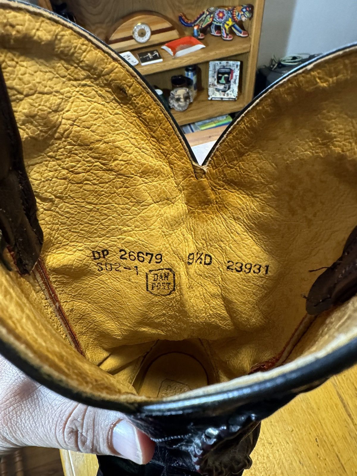 Dan Post × Vintage Vintage Dan Post Cowboy Boots Sz 9.5 D Size US 9.5 / EU 42-43 - 8 Thumbnail