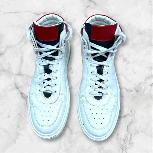 Good Man Brand GOOD MAN Brand Legend London Pro Hi Top White Red Italy Size US 9 / EU 42 - 2 Thumbnail