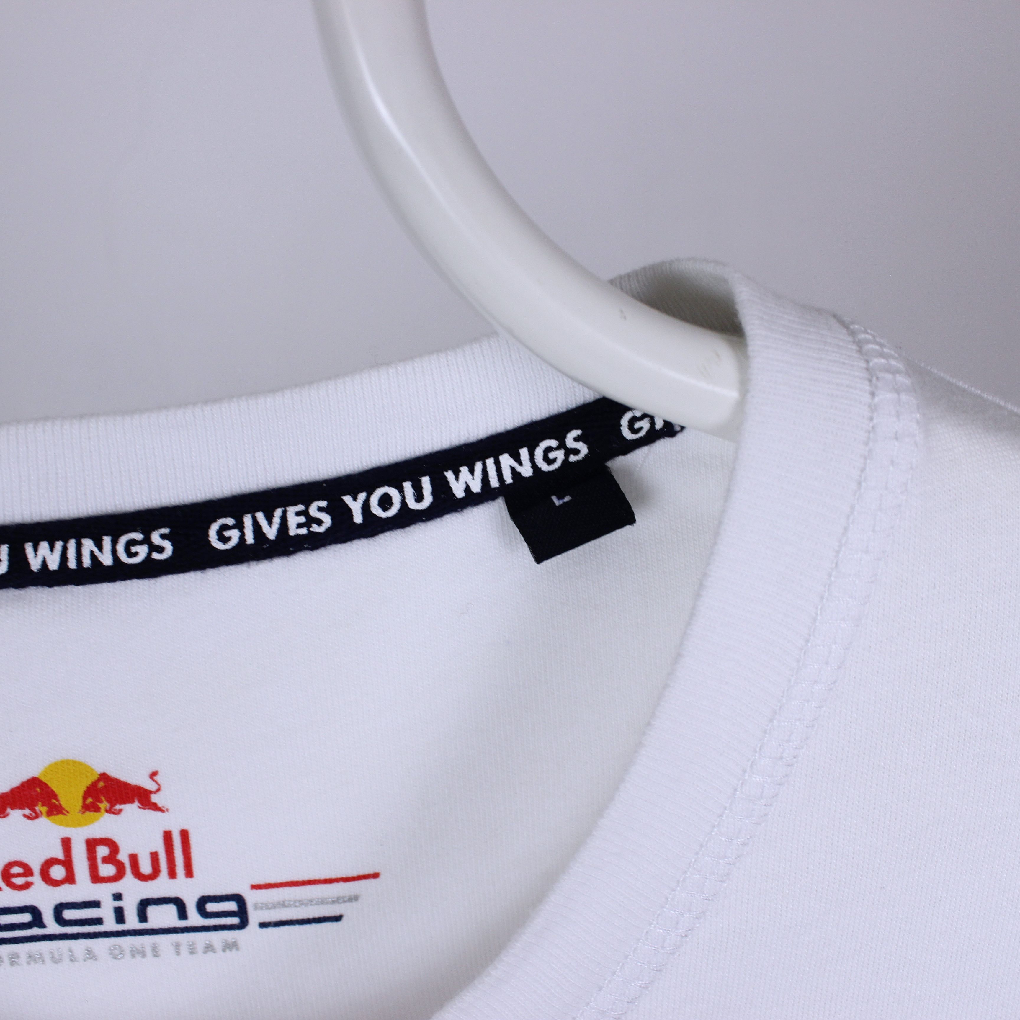 Red Bull Red Bull t shirt men big logo race racing Tee white L Size US L / EU 52-54 / 3 - 6 Thumbnail