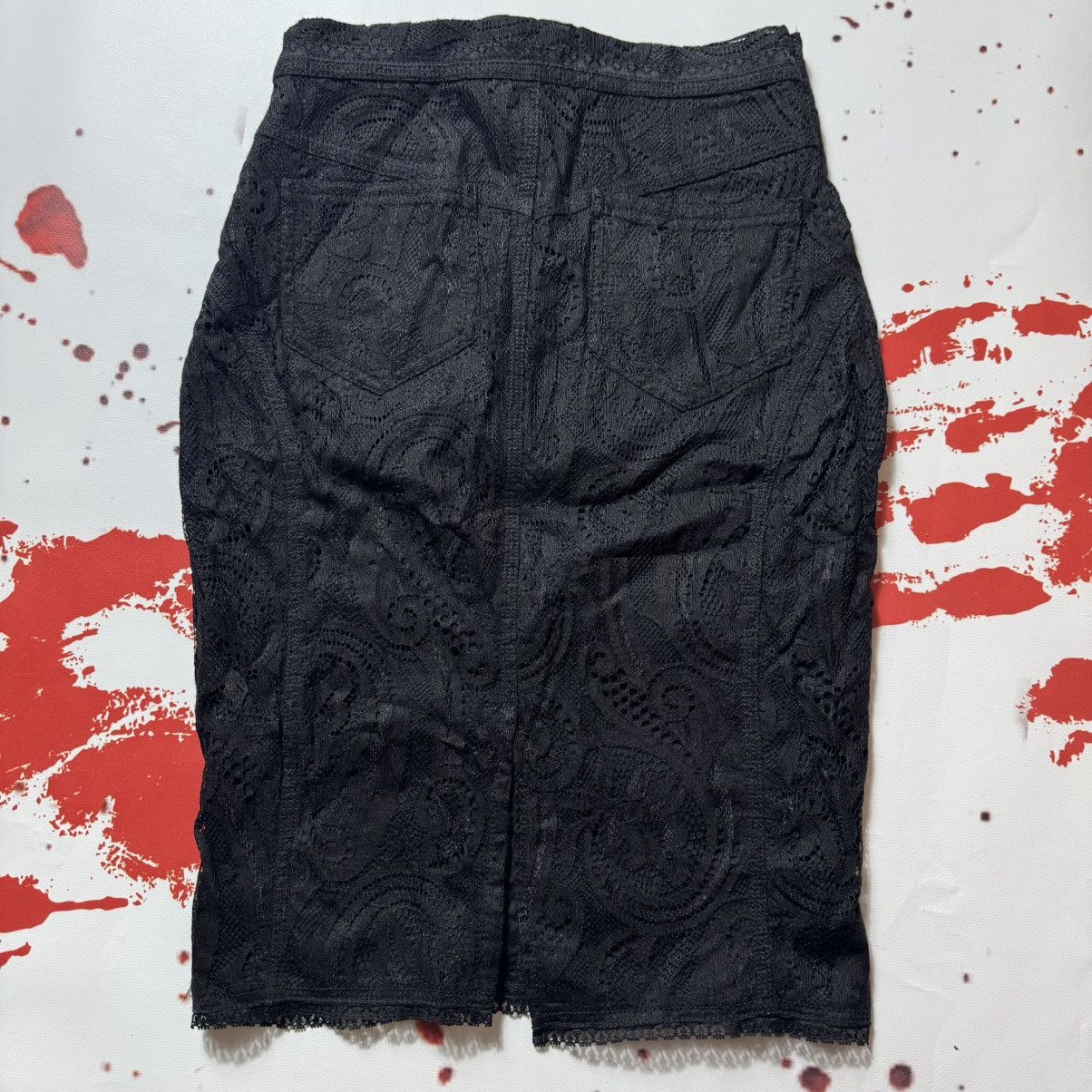 Dolce & Gabbana vintage sexy lace skirt dolce gabbana archival clothing Size 28" / US 6 / IT 42 - 6 Thumbnail