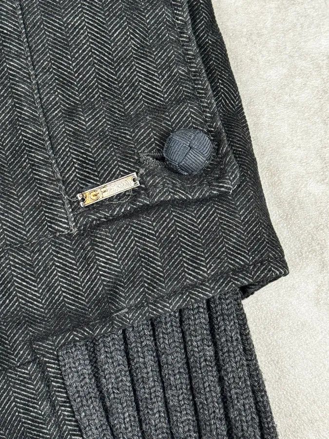 Gianfranco Ferre AW2006 Gianfranco Ferré Grey Officer Buttoned Bomber Jacket Size 42R - 12 Thumbnail