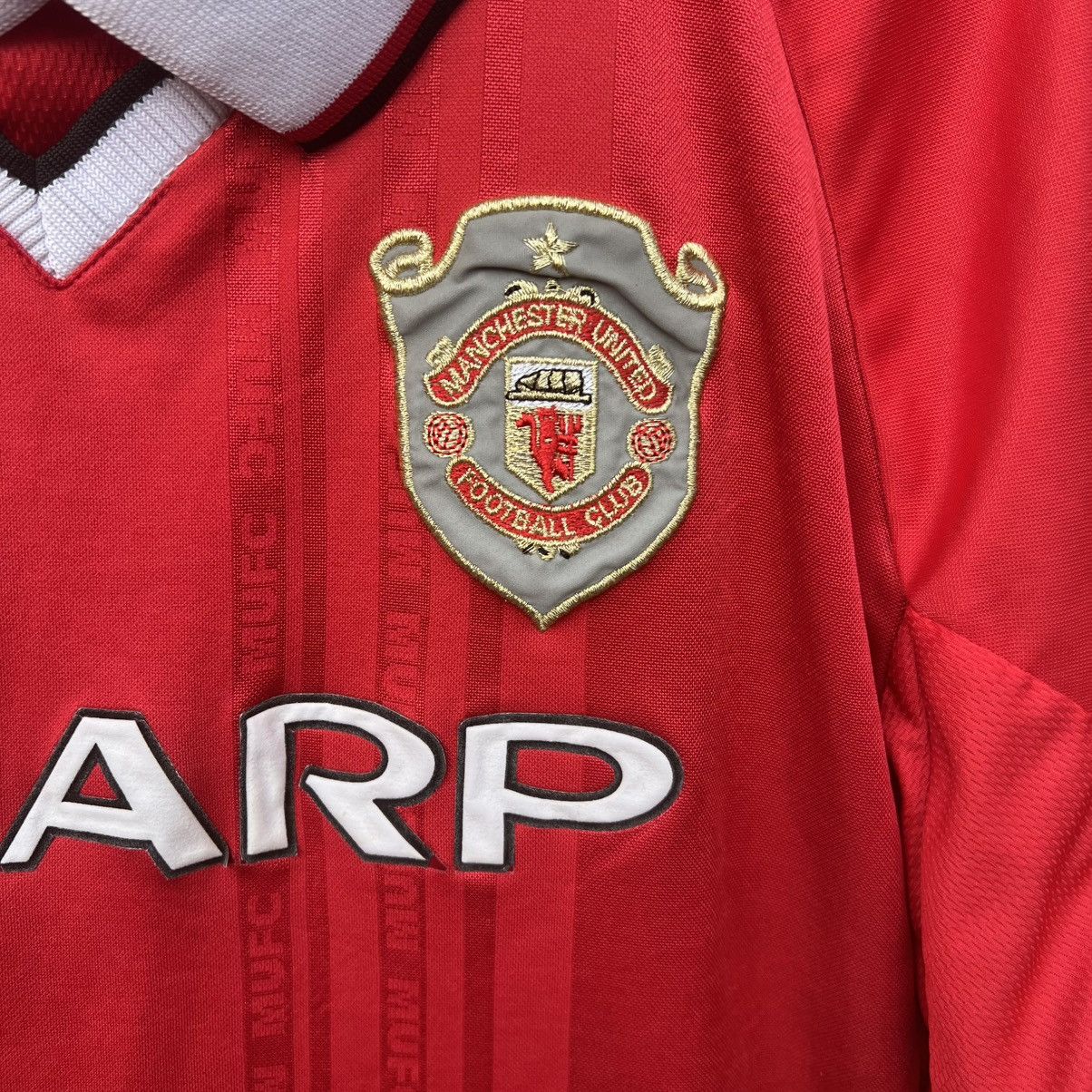 Vintage Manchester united soccer jersey sharp football t shirt Size US XXL / EU 58 / 5 - 4 Thumbnail
