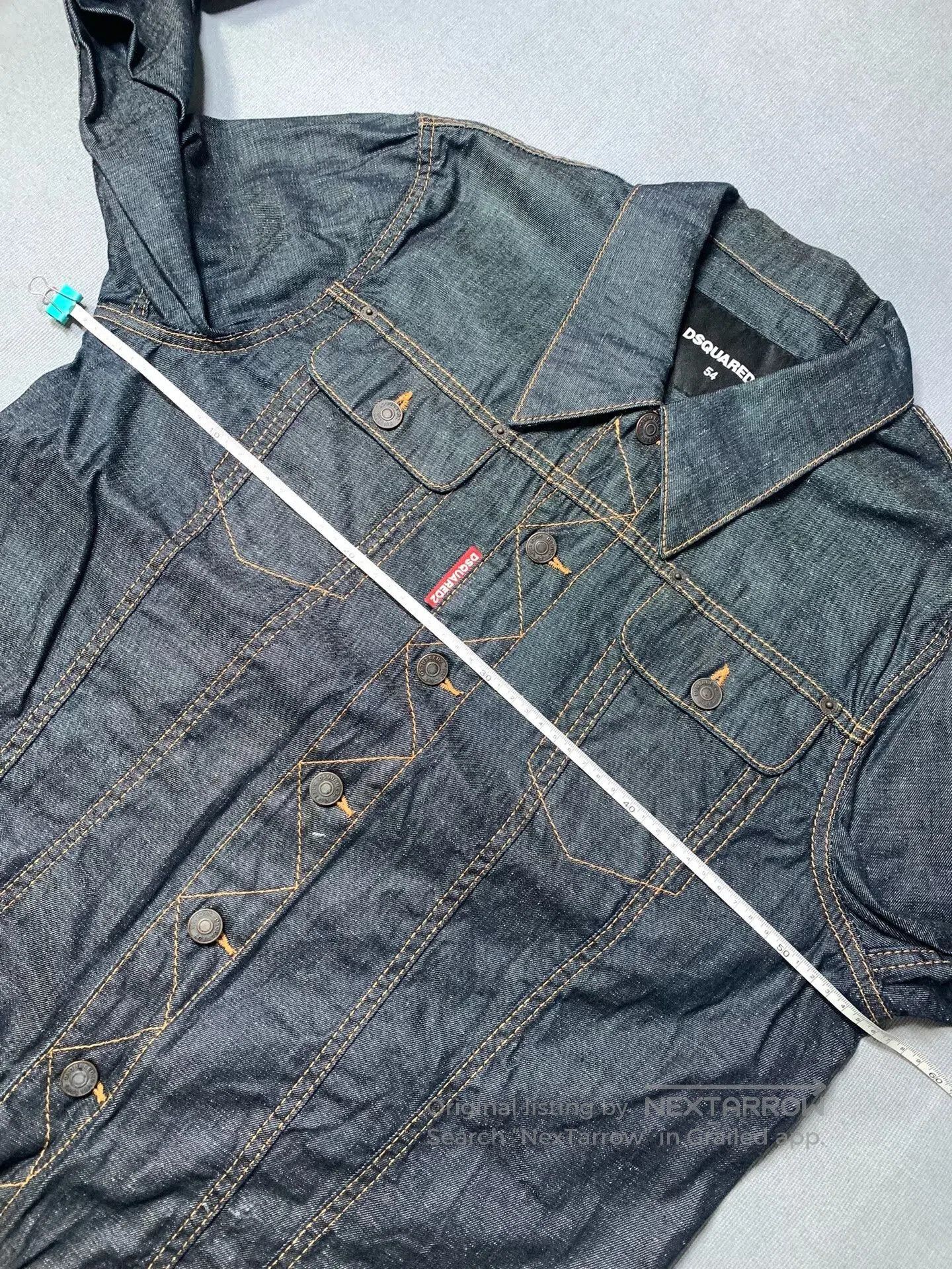 Dsquared2 Dsquared2 Distressed Denim Jacket. Size US L / EU 52-54 / 3 - 6 Thumbnail