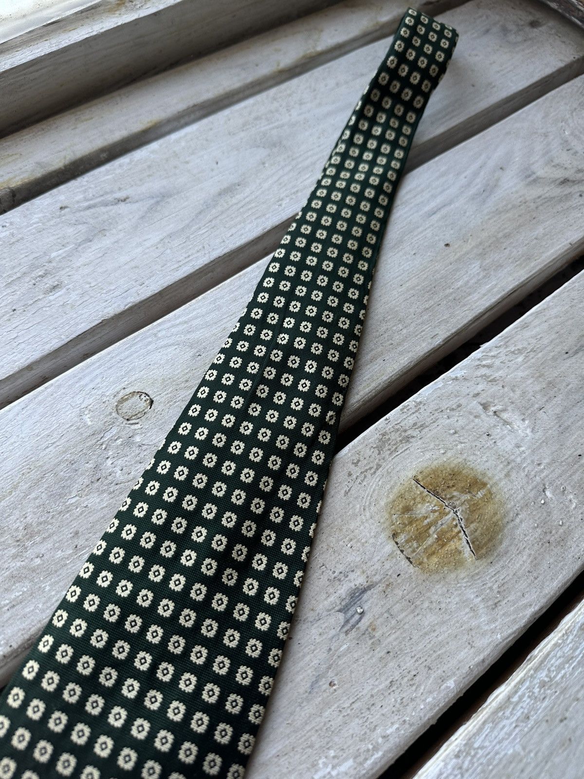 Designer × Hugo Boss 🚨RARE Hugo Boss Tie old money style Blue luxury monogram Size ONE SIZE - 6 Thumbnail