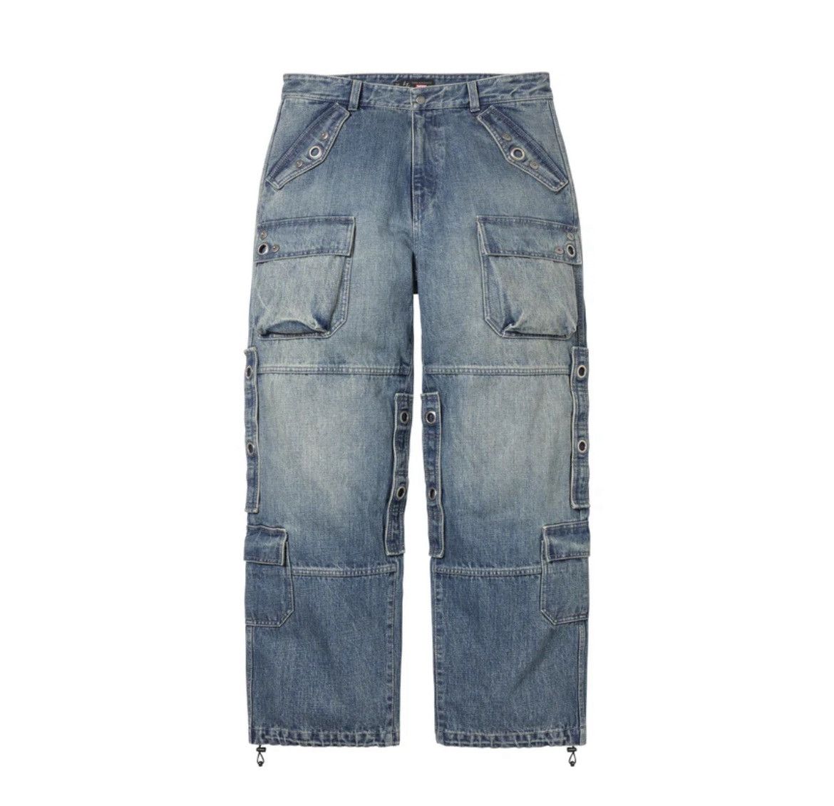 Supreme × Yohji Yamamoto Supreme Yohji Yamamoto Denim Utility Pant Size US 30 / EU 46 - 1 Thumbnail