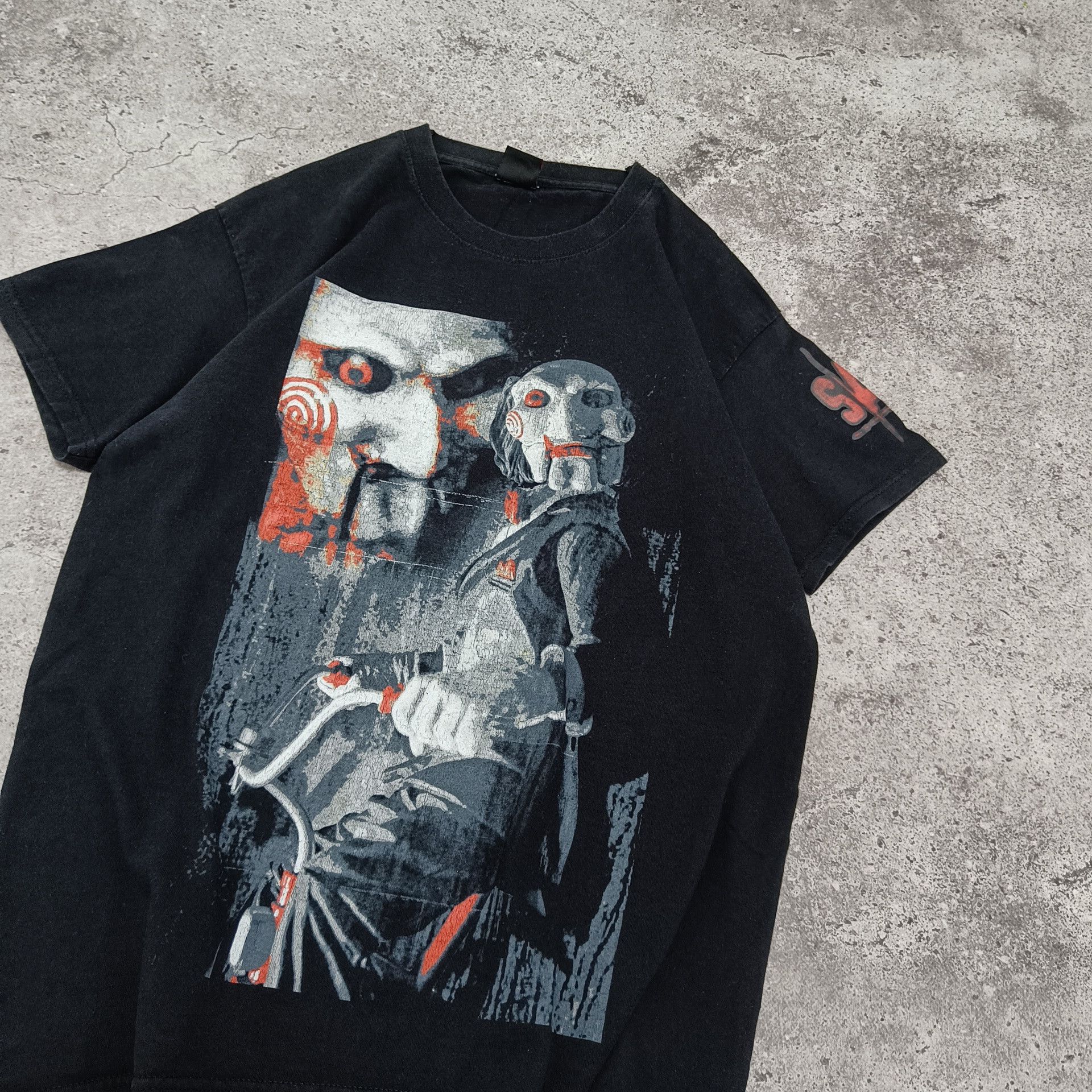 Vintage Vintage Y2k Rare Saw The Ride Horror Movie Promo T-Shirt 00s Size US L / EU 52-54 / 3 - 2 Thumbnail
