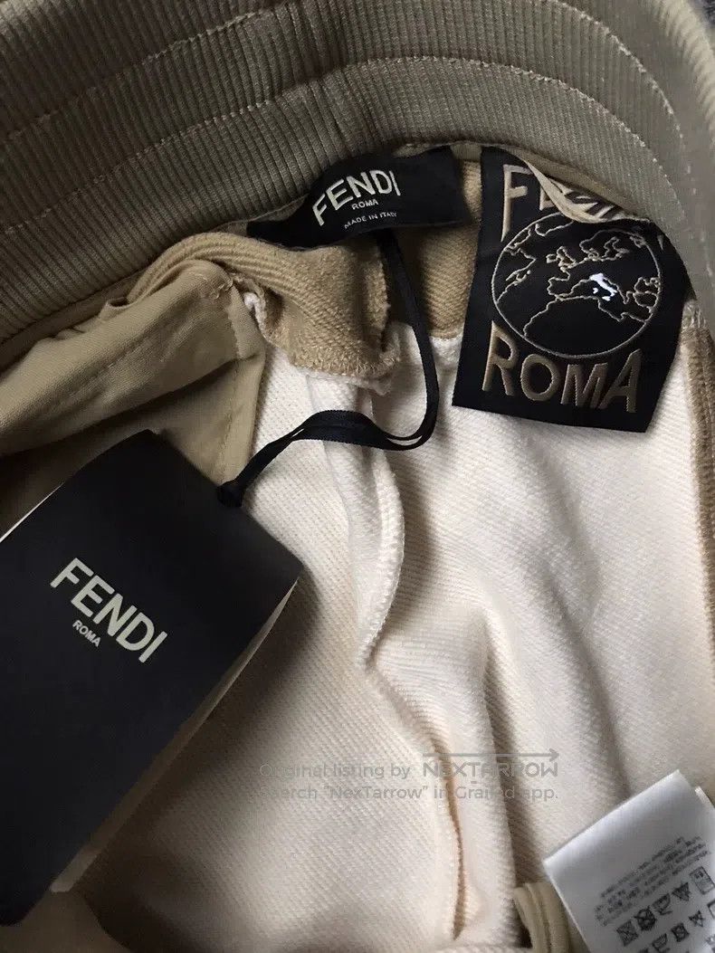 Fendi Fendi size L Casual Pants, Beige and White Color Block, Ela Size US 29 - 4 Thumbnail