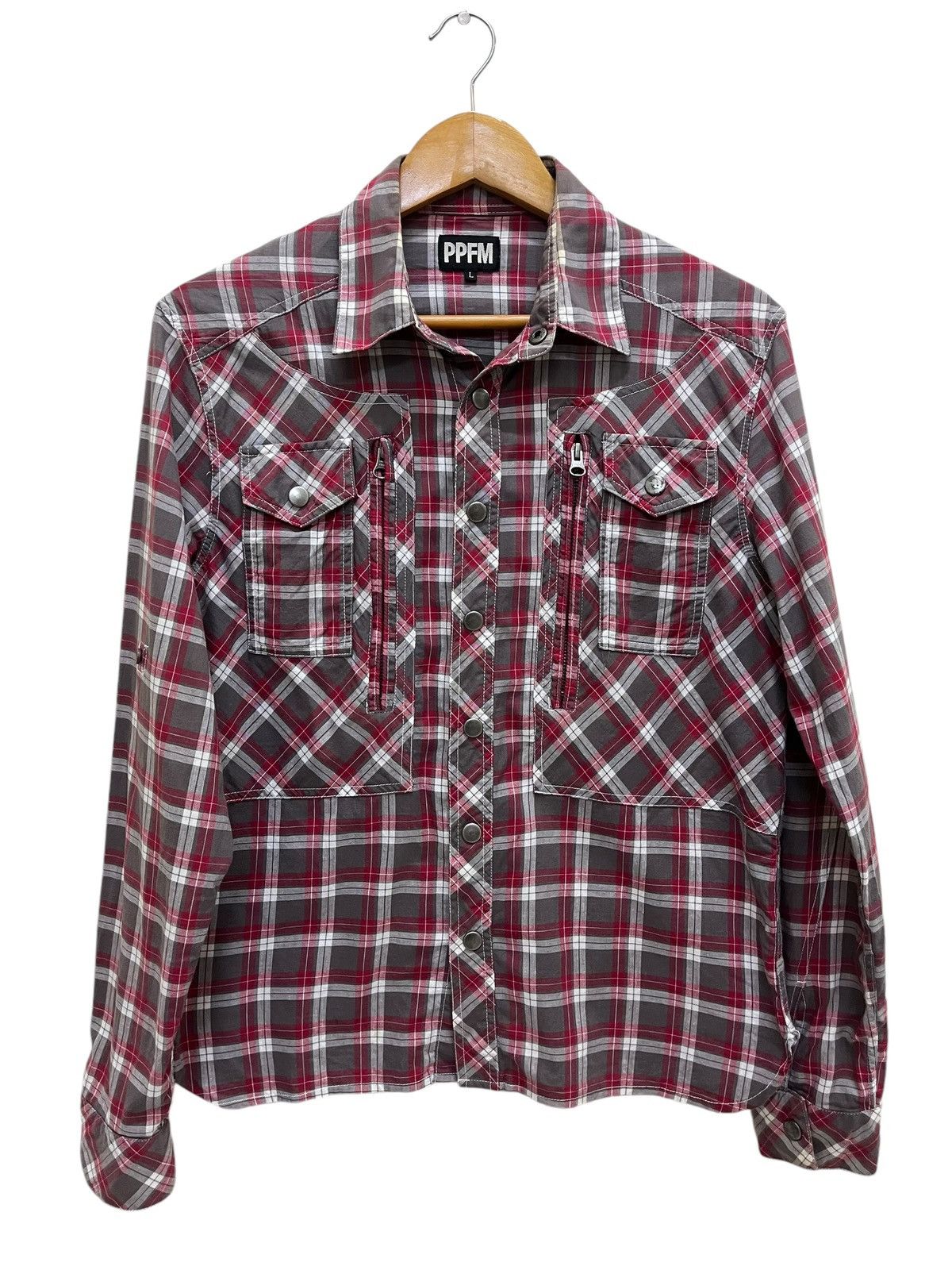 PPFM PPFM Longsleeve Shirt Checkered Design Size US L / EU 52-54 / 3 - 5 Thumbnail