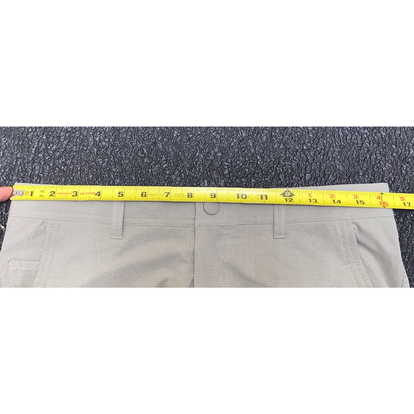 Vintage Rowm Golf Pants Mens Gray Polyester Zip Fly 32x30 Regular Inseam 30 Flat Front Casual Pants Size US 32 / EU 48 - 5 Thumbnail