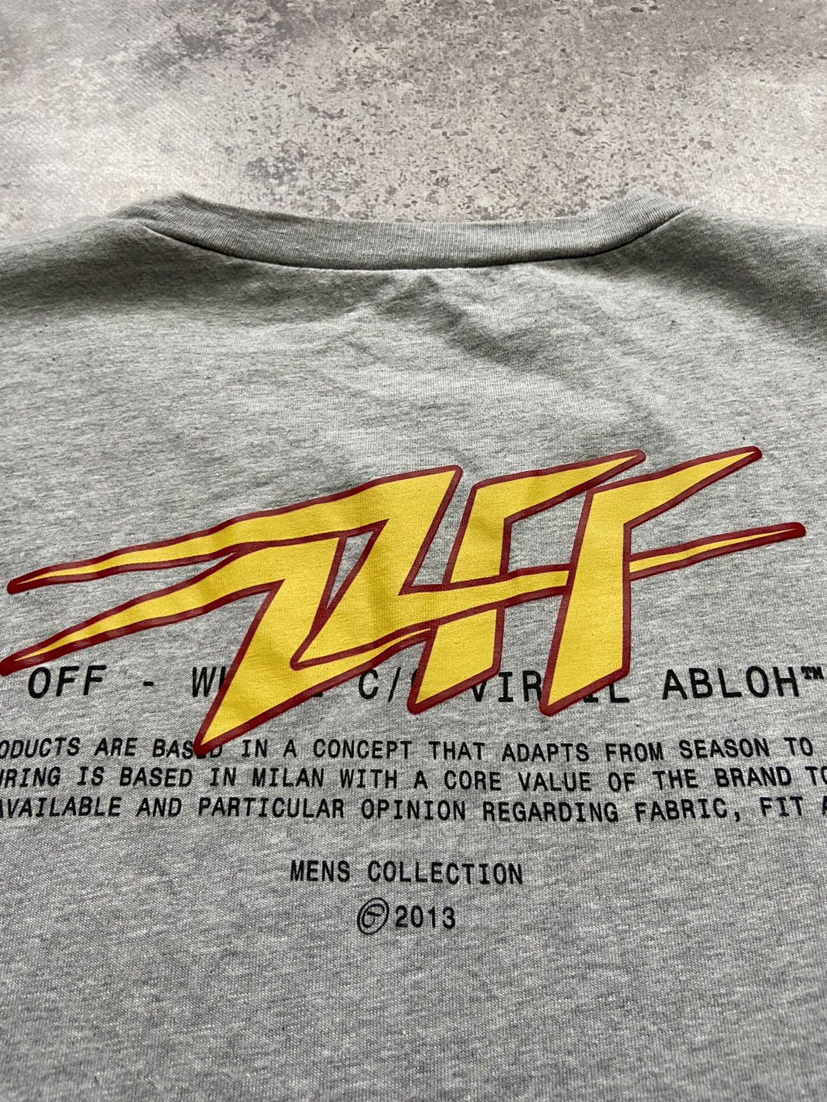 Off-White Off White Pivot Black Thunder Short Sleeve T-Shirt Oversize Size US M / EU 48-50 / 2 - 4 Thumbnail