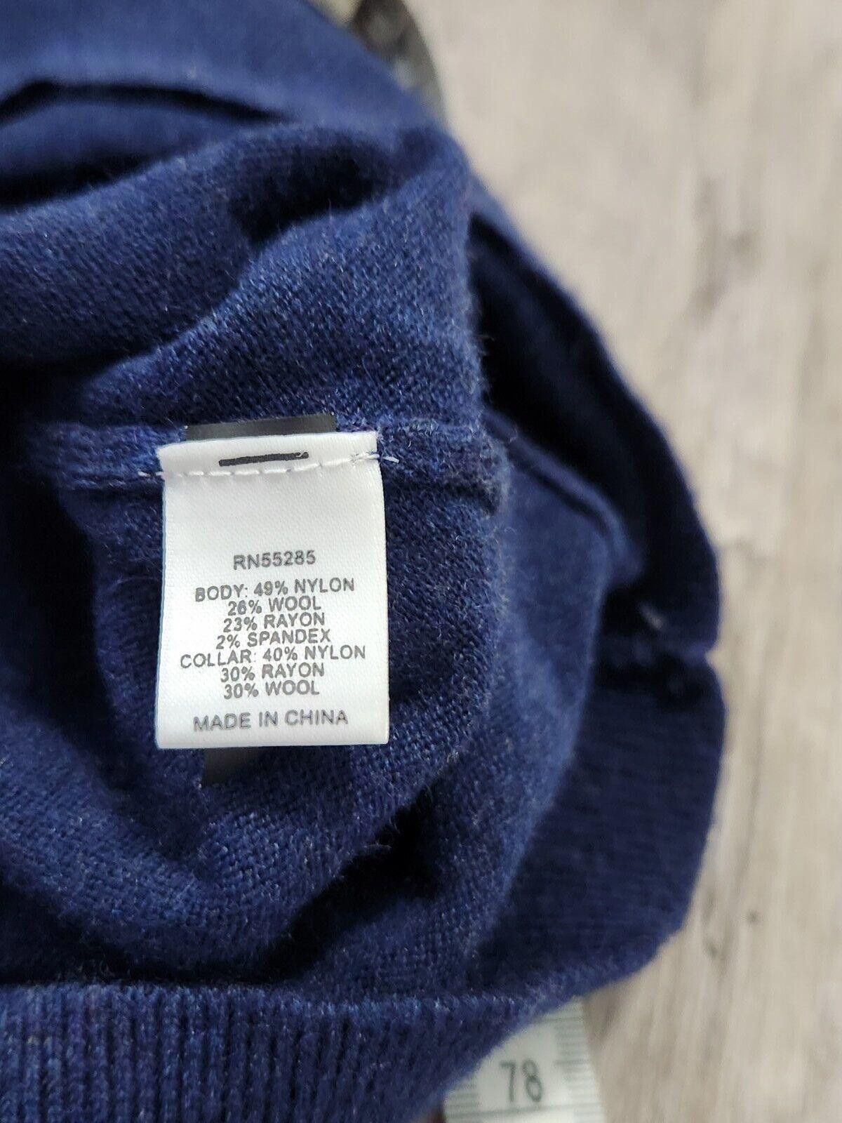 Express Express Sweater Dress Blue Belted Medium 3/4 Sleeve Size M / US 6-8 / IT 42-44 - 4 Thumbnail