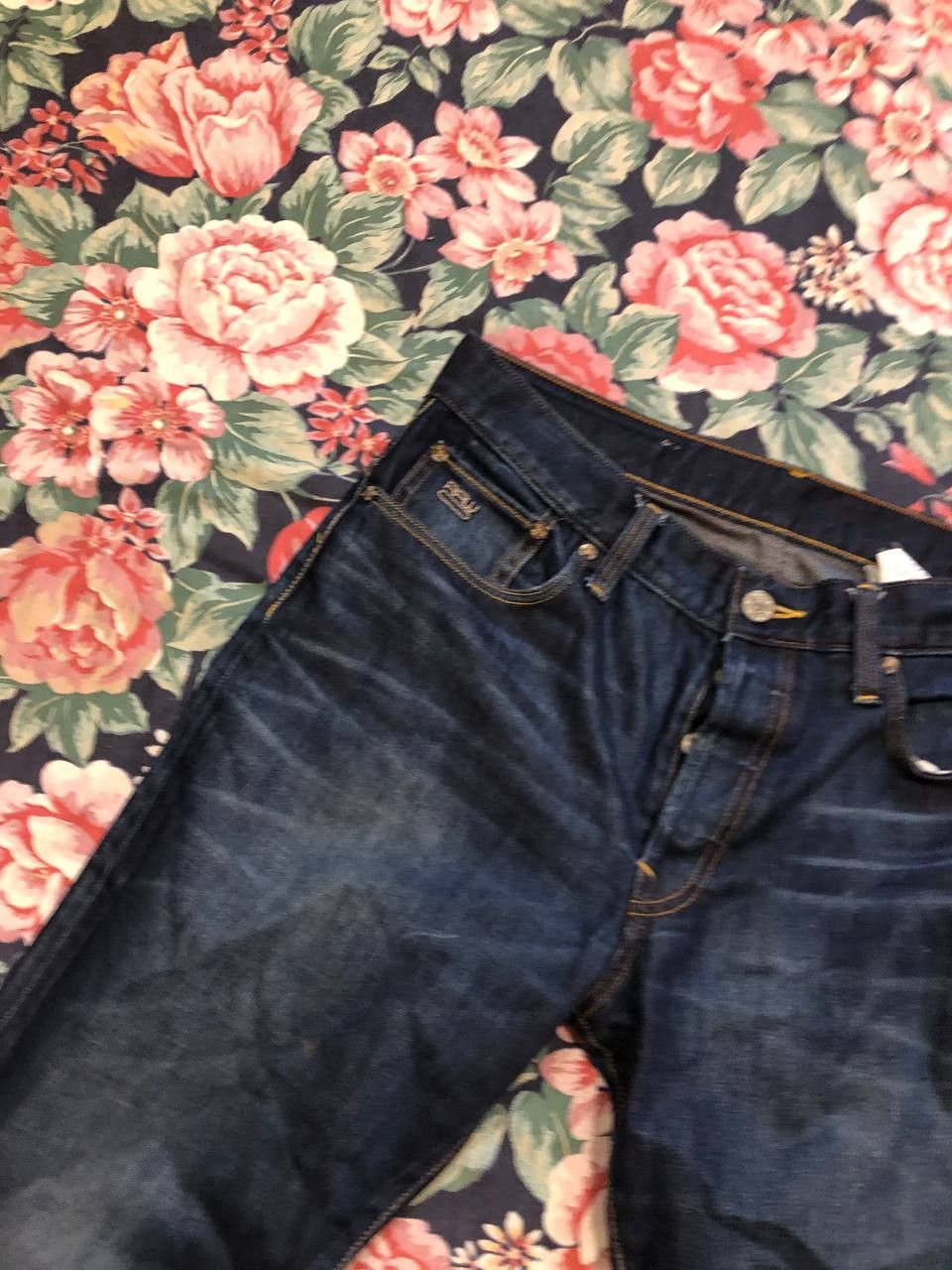 G-Star jeans blue G-Star Raw Y2K logo Vintage streetwear Size US 34 / EU 50 - 15 Thumbnail