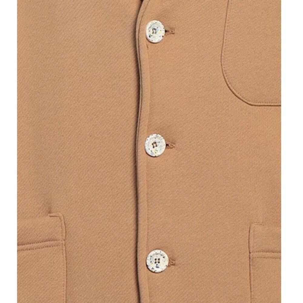LC23 LC23 Handmade in Puglia Italy Camel Fleece Casual Blazer Size 44R - 4 Thumbnail