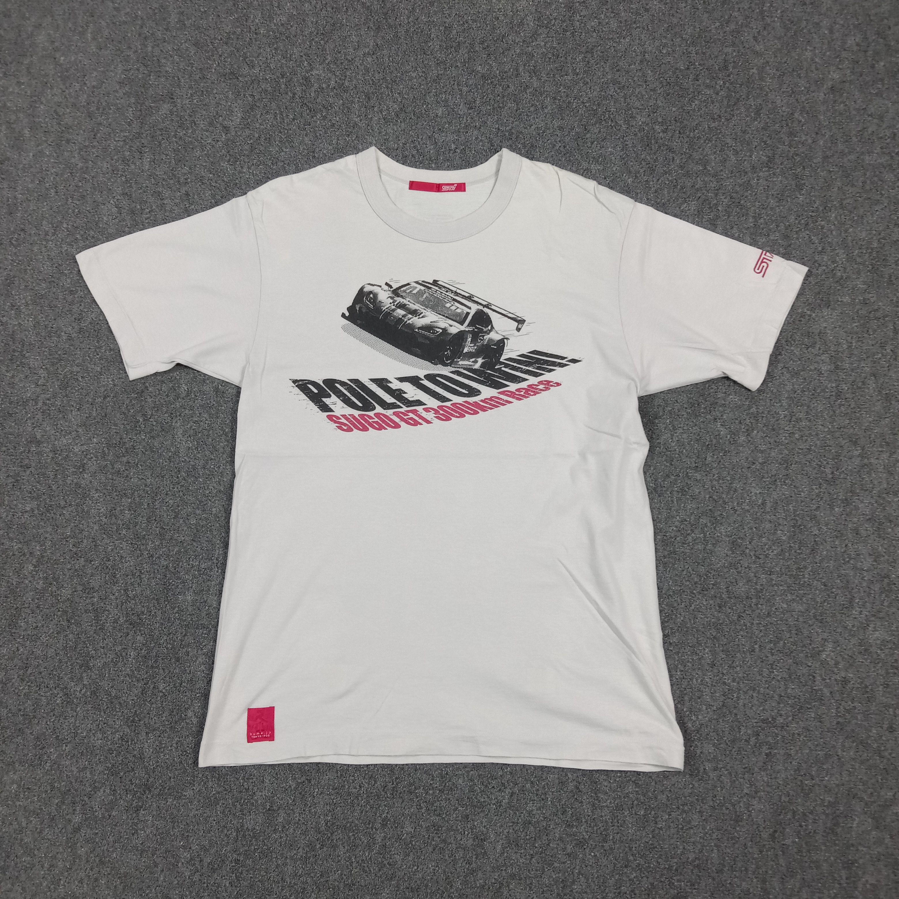 Japanese Brand Subaru STI Super SUGO GT 300 Racing Tshirt C285N53 Size US M / EU 48-50 / 2 - 1 Thumbnail