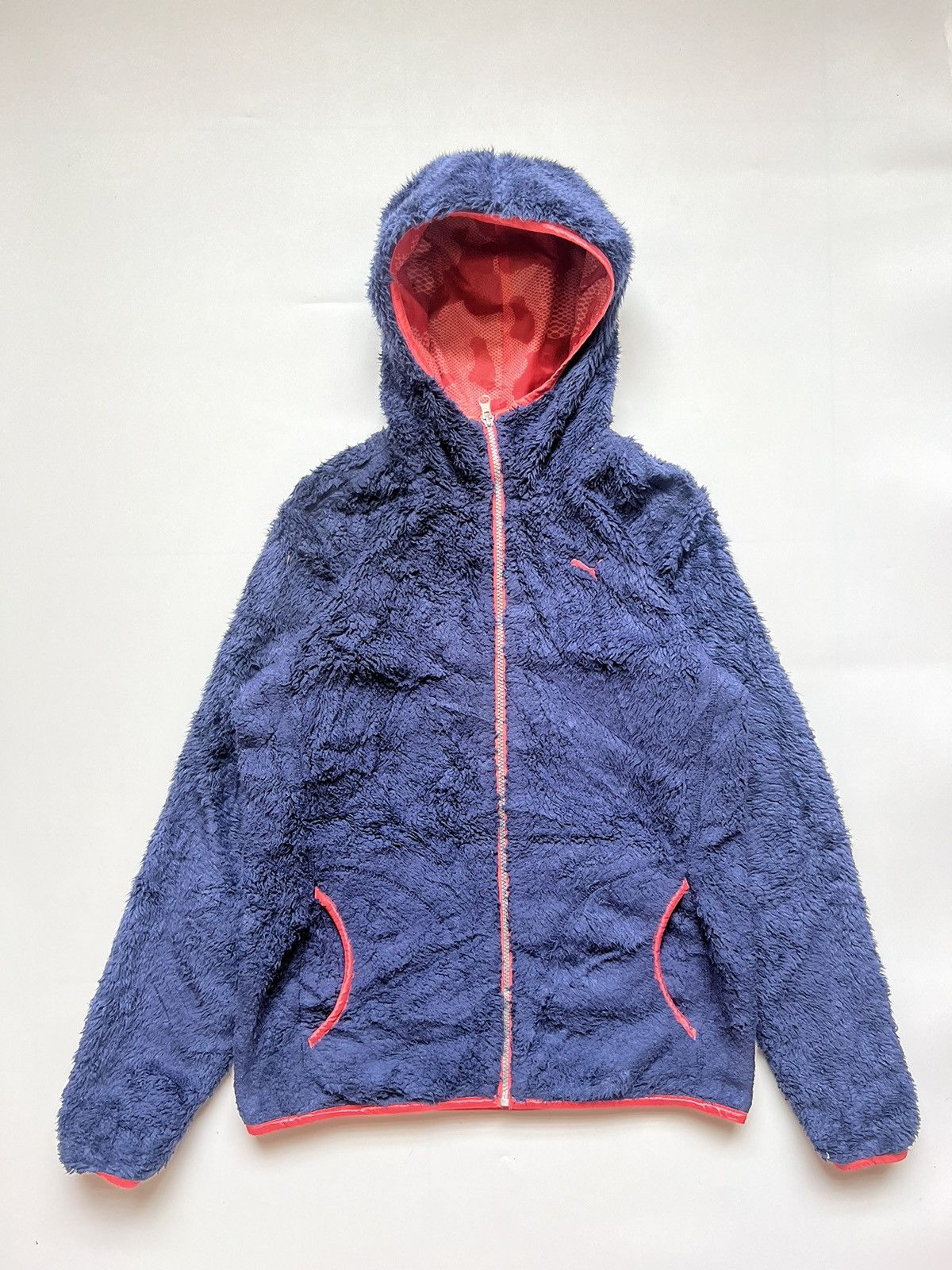 Puma Vintage Puma Jacket Reversible Fleece Deep Pile Size US L / EU 52-54 / 3 - 2 Thumbnail
