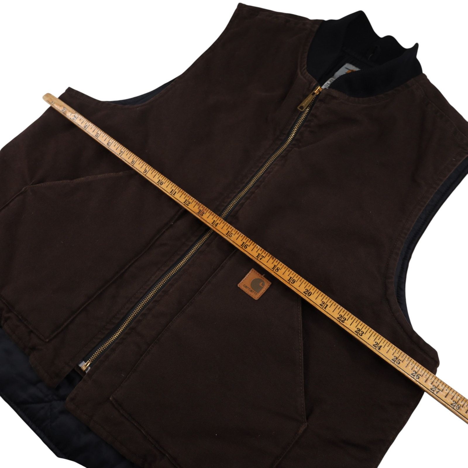 Carhartt Carhartt V02 DKB Quilted Canvas Work Vest Size US XXL / EU 58 / 5 - 7 Thumbnail