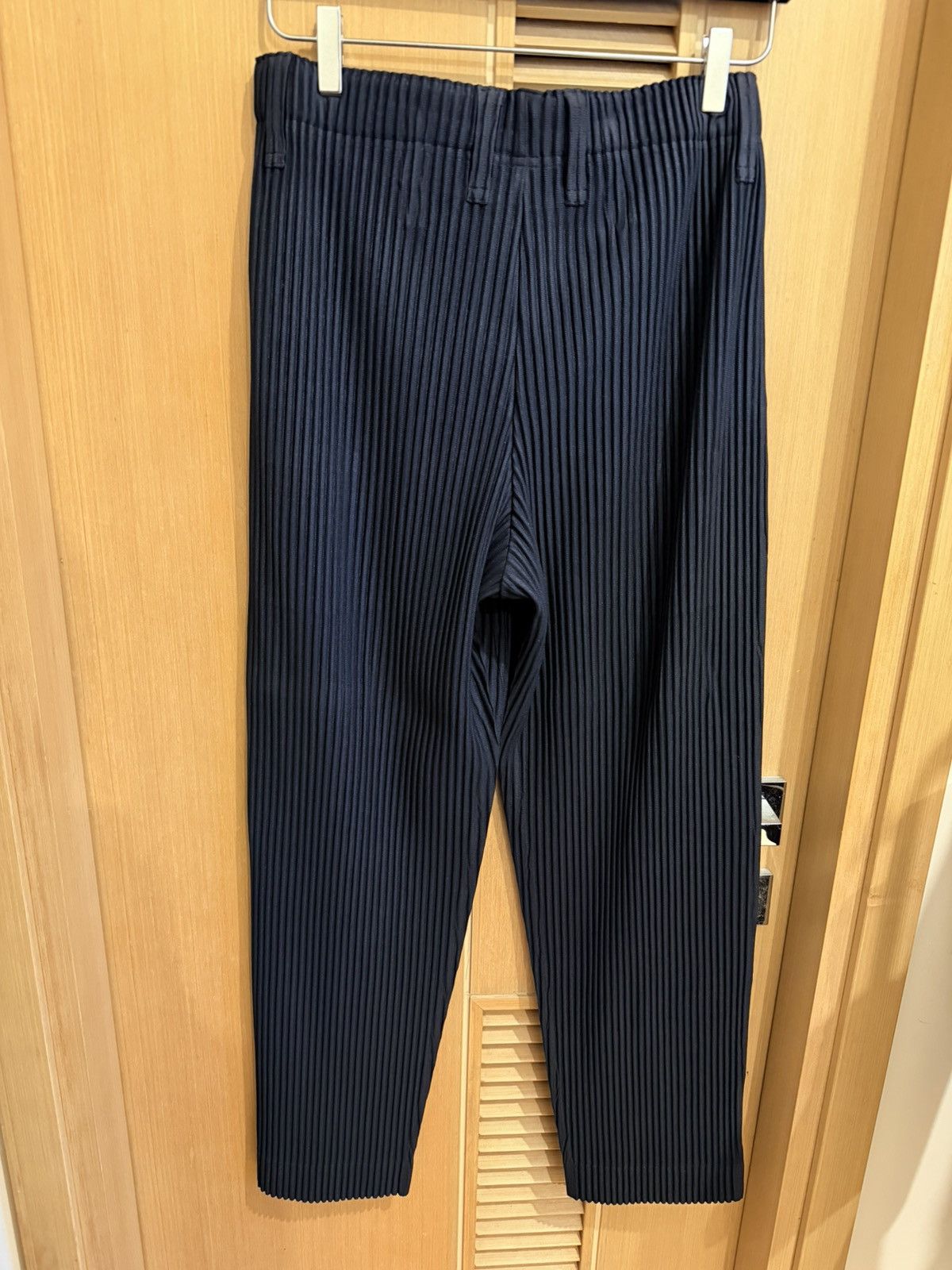 Homme Plisse Issey Miyake Homme Plissé Issey Miyake Navy Blue Trousers Size US 28 / EU 44 - 3 Thumbnail