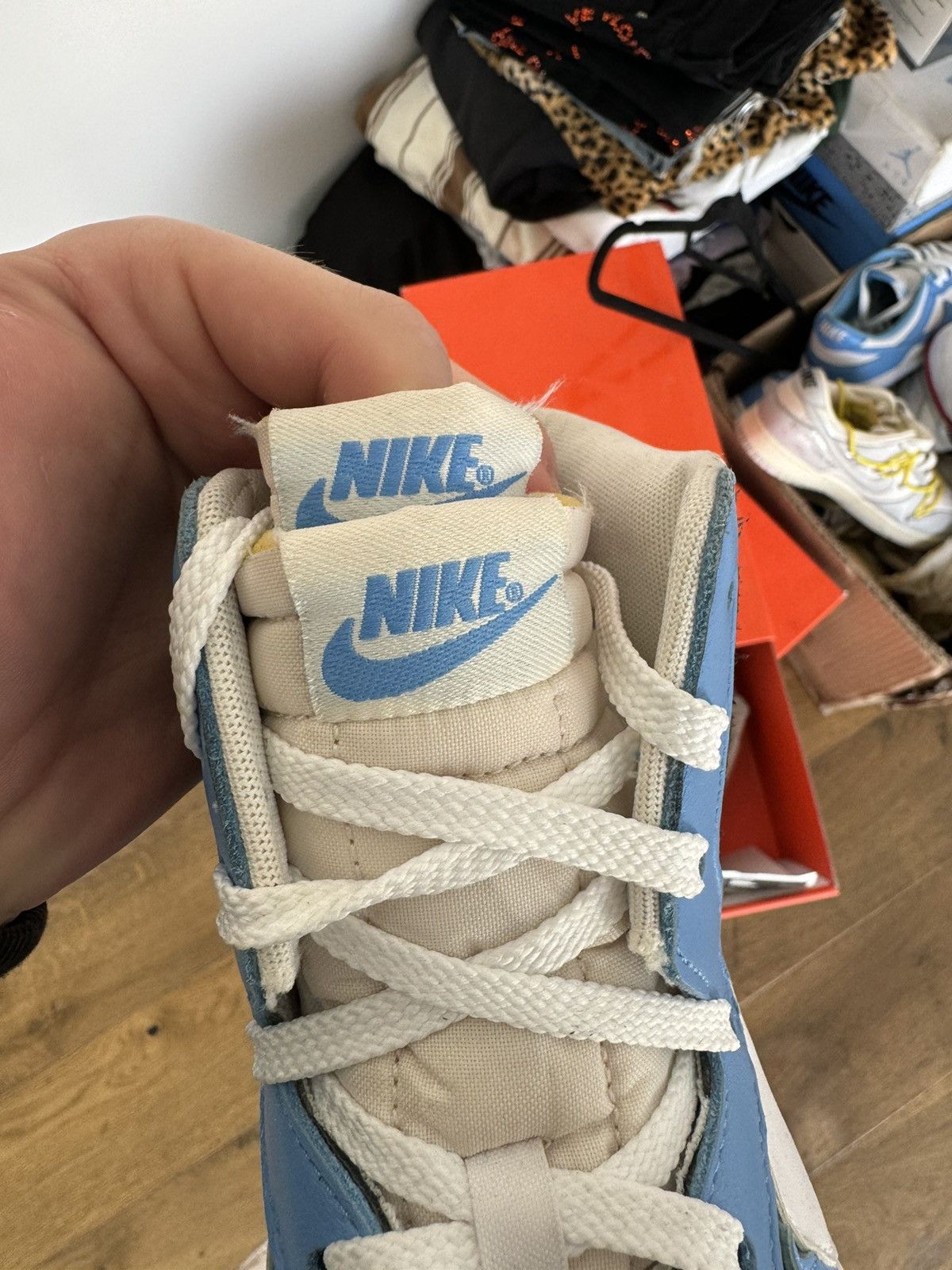 Nike × Sacai Nike Sacai Blazer Mid Blue Size US 11.5 / EU 44-45 - 11 Thumbnail