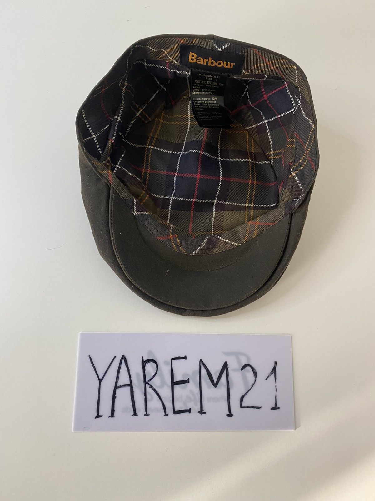 Barbour Barbour waxed cap hat Size ONE SIZE - 2 Thumbnail