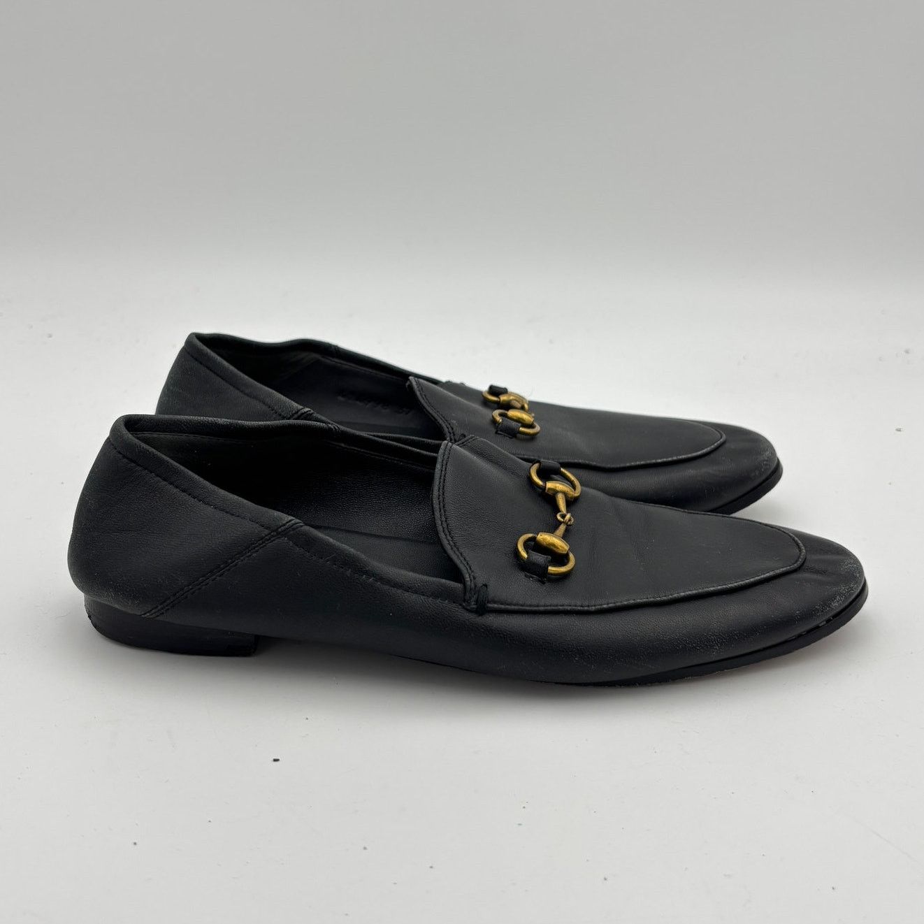 Gucci GUCCI Jordaan Horse Bit Slip On Penny Loafers 37 US 7 Size US 7 / IT 37 - 3 Thumbnail