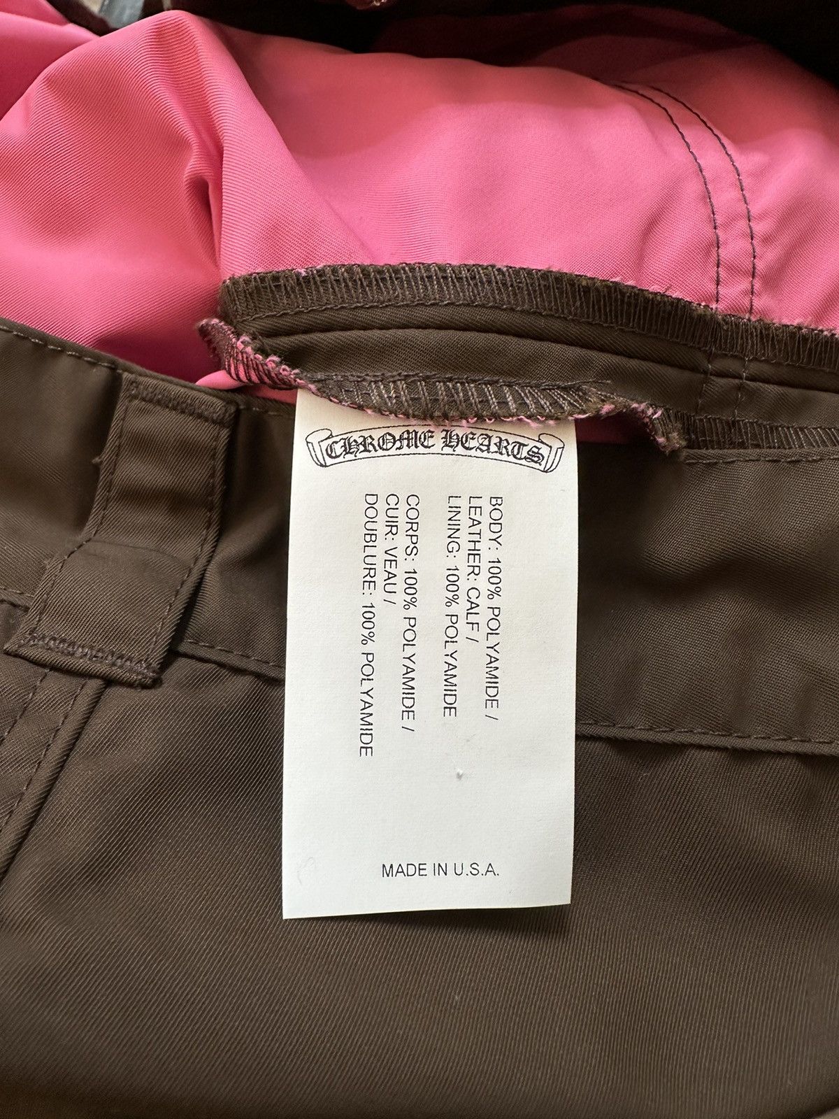 Chrome Hearts CHROME HEARTS PINK PATCHED MINI SKIRT Size 28" / US 6 / IT 42 - 6 Thumbnail
