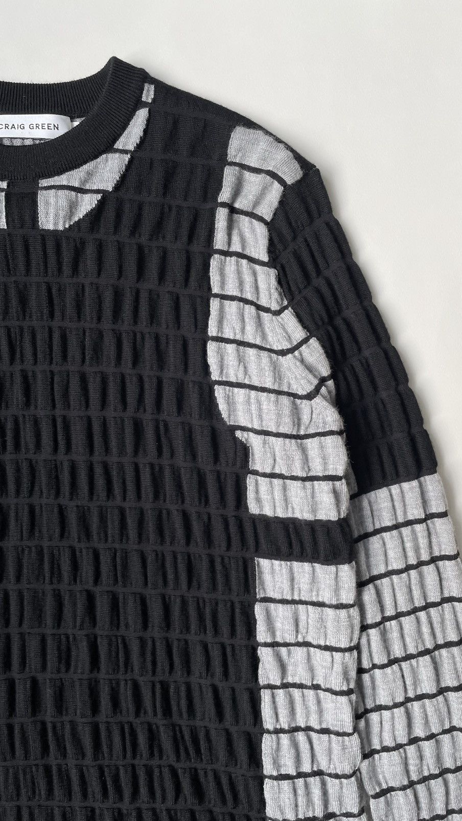 Craig Green Crinkle Wool Body Armour Panelled Sweater Size US S / EU 44-46 / 1 - 6 Thumbnail