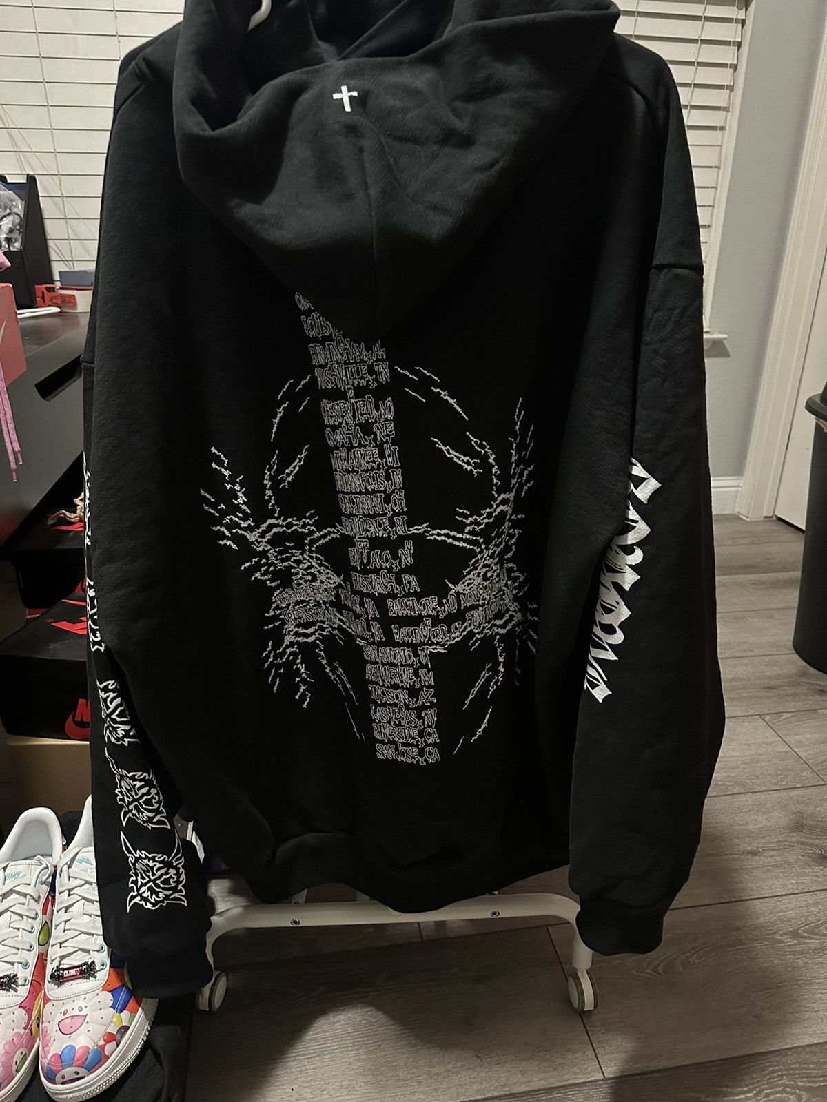 Ken Carson × Playboi Carti Ken Carson Live Chaos AGC Gorecore Hoodie XXL Size US XXL / EU 58 / 5 - 4 Thumbnail