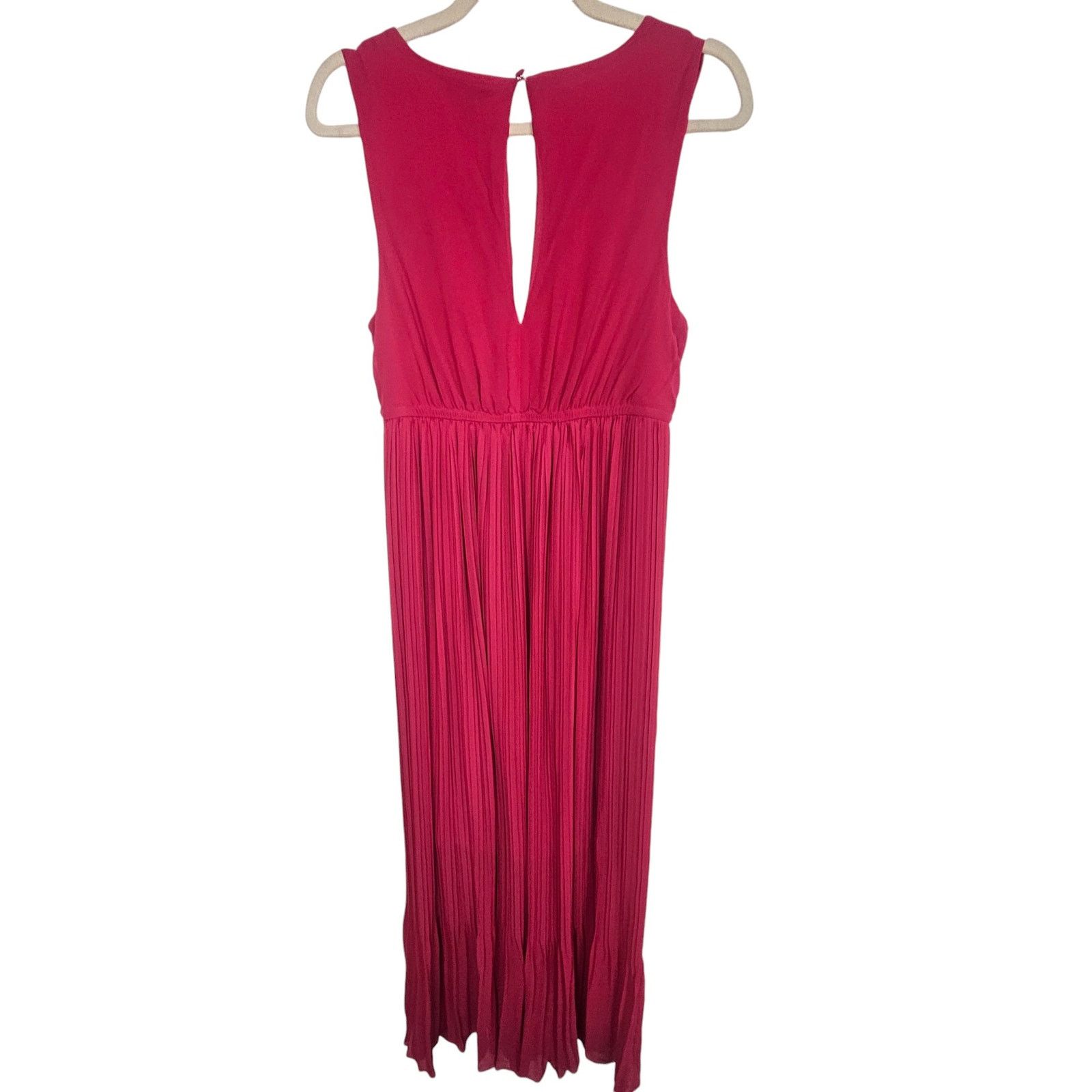 Torrid Torrid Womens Pleated Surplice Maxi Dress Plus 00X Wedding Size XXS / US 00 / IT 34 - 9 Thumbnail