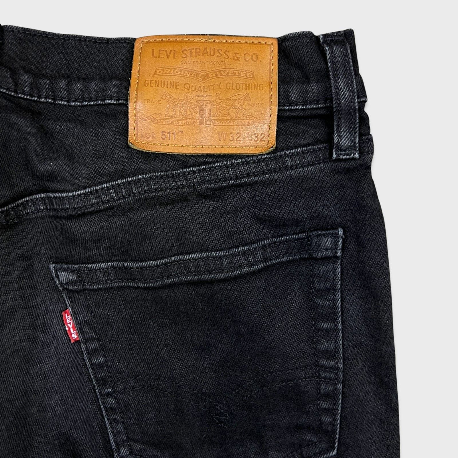 Levi's Levi's 511 Jeans 32x31 Slim Fit Stretch Mid Rise Denim Pant Size US 32 / EU 48 - 8 Thumbnail