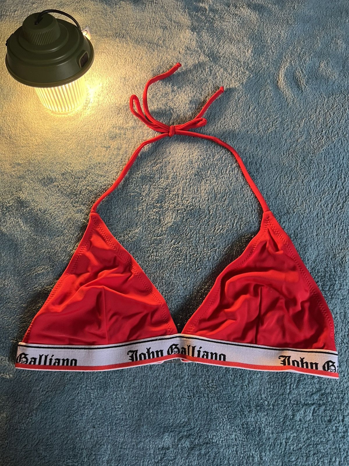 John Galliano John Galliano Logo red Bikini y2k – New with Tags Size L / US 10 / IT 46 - 6 Thumbnail