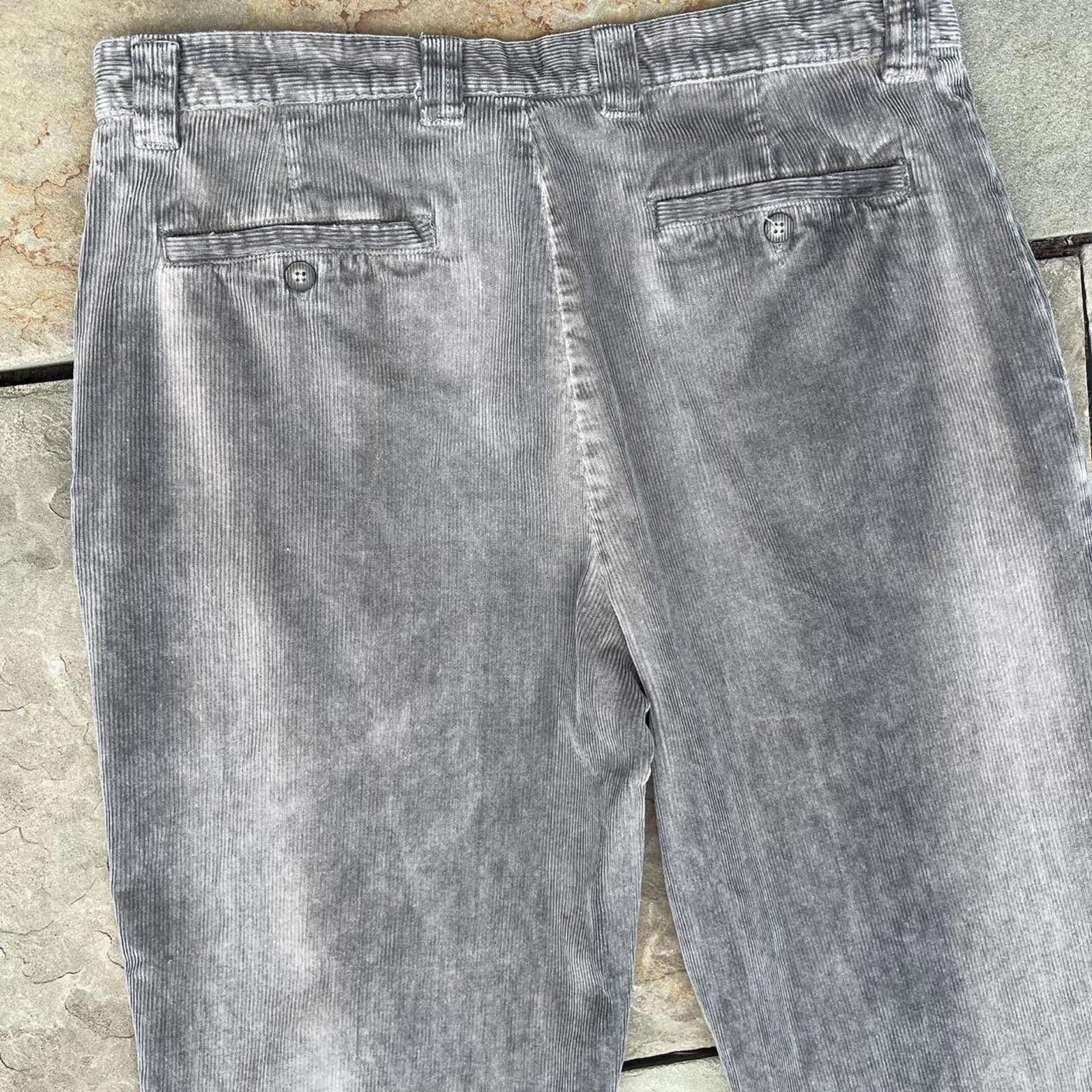 Fieldmaster Vintage Y2K Grey Overdye Corduroy Pants Size US 34 / EU 50 - 5 Thumbnail