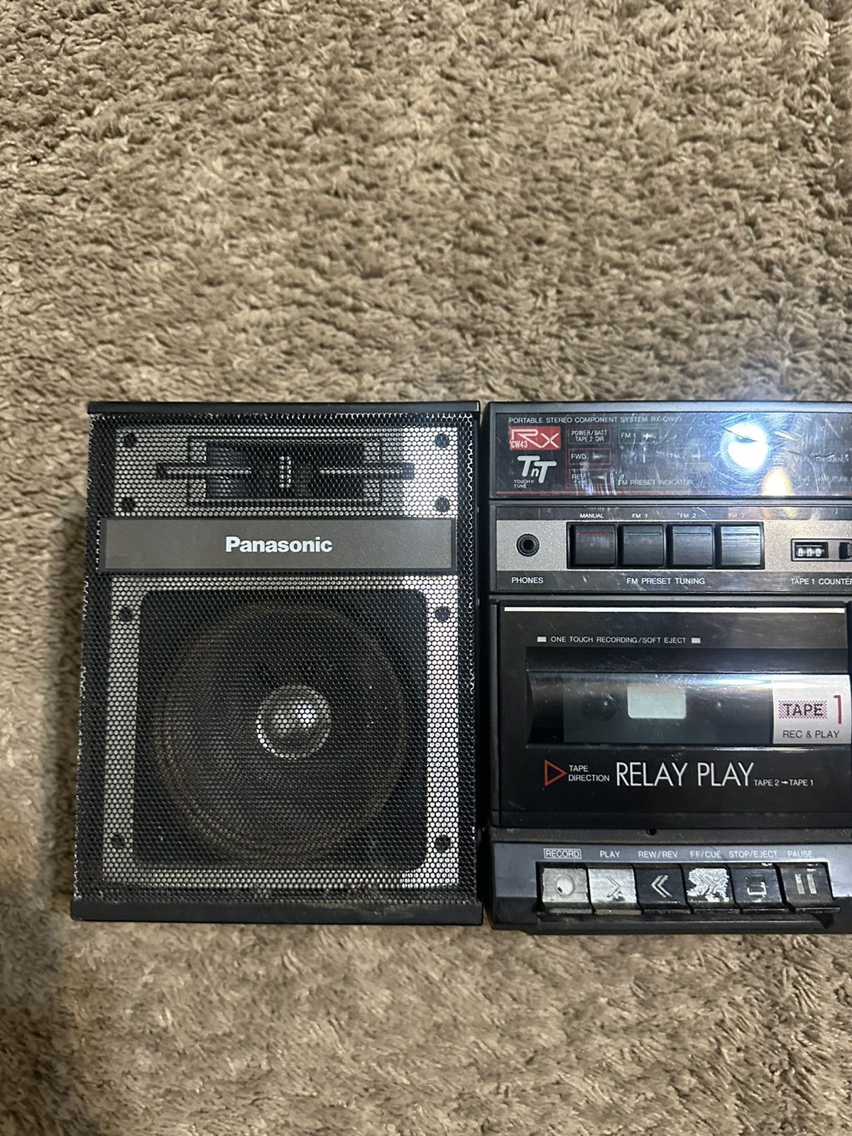 Nike Vintage PANASONIC RX-CW43 AM/FM radio boombox Size US L / EU 52-54 / 3 - 2 Thumbnail