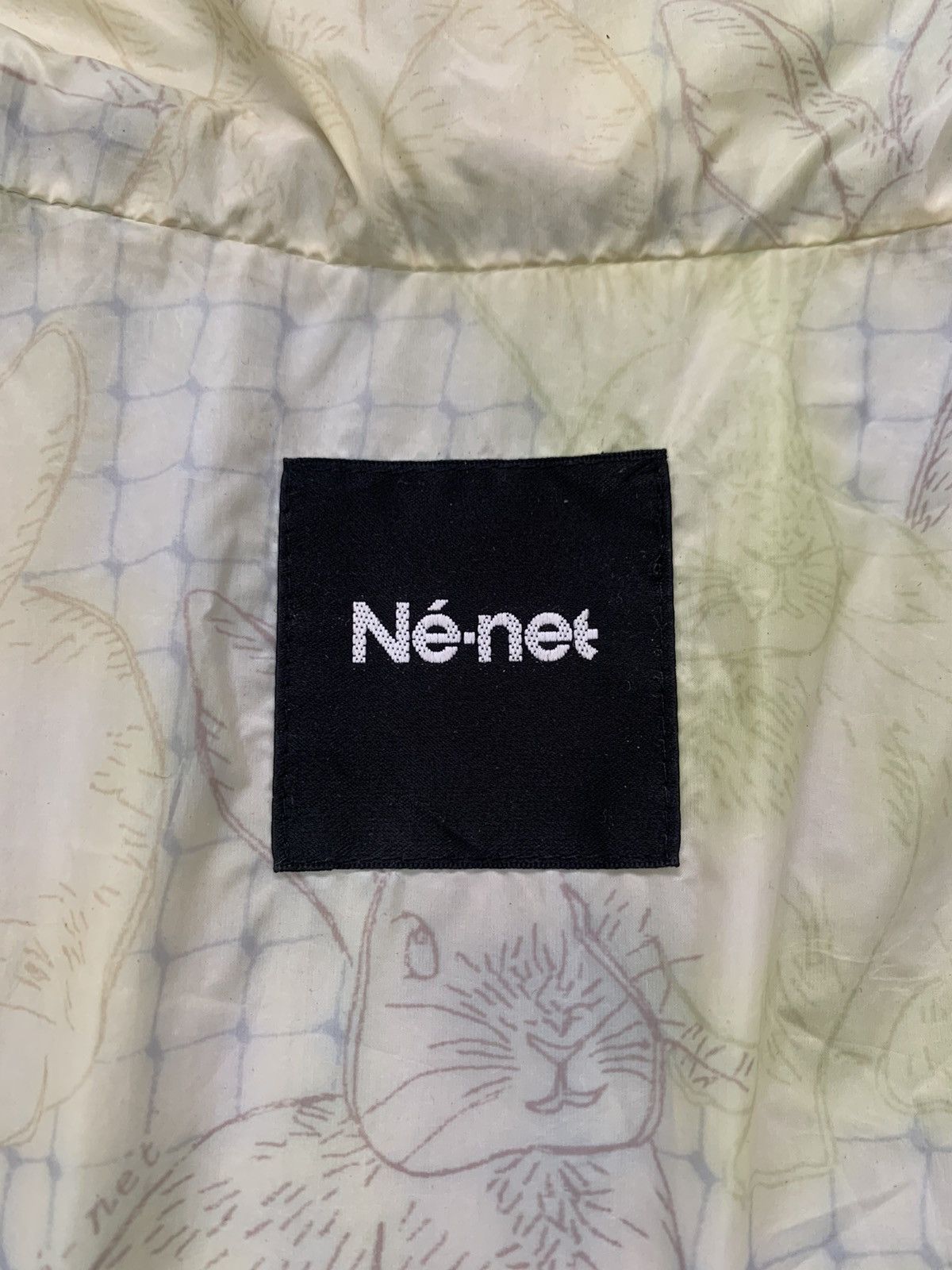 Issey Miyake Ne-Net Issey Miyake Pile Fleece Jacket Rabbit Printed Inner Size US M / EU 48-50 / 2 - 13 Thumbnail