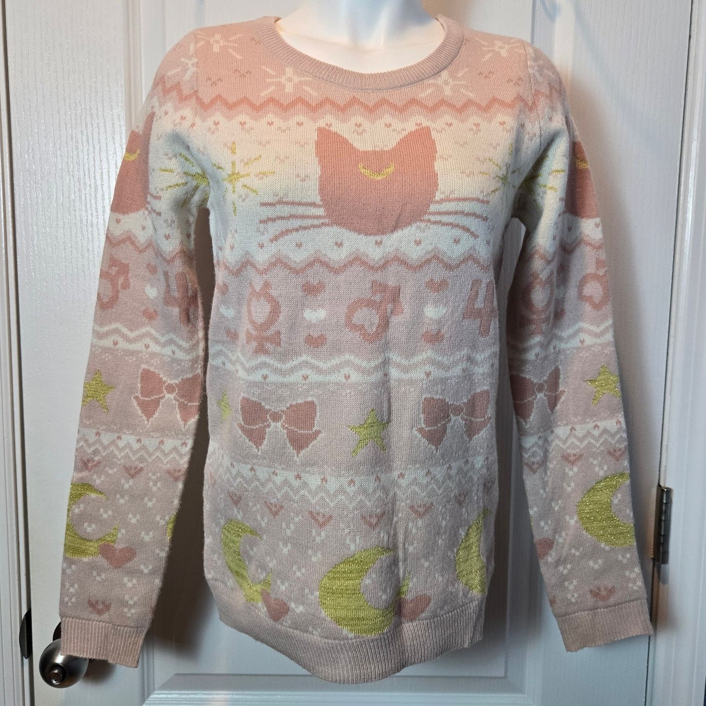 Other Sailor Moon Box Lunch Exclusive Luna & Guardians XS Sweater Size XS / US 0-2 / IT 36-38 - 1 Thumbnail