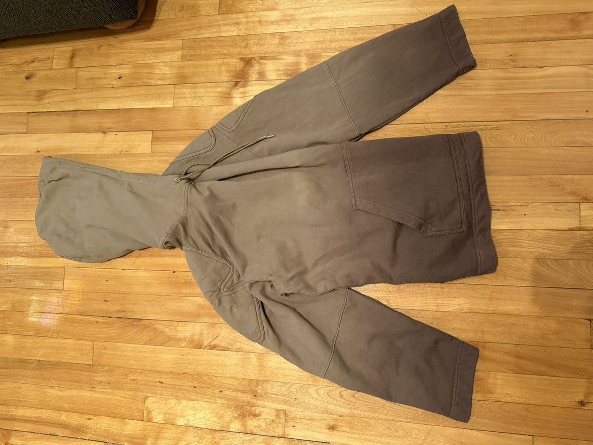 Dion Lee Dion Lee Brown & Taupe Padded Sunfade Hoodie Size US M / EU 48-50 / 2 - 3 Thumbnail