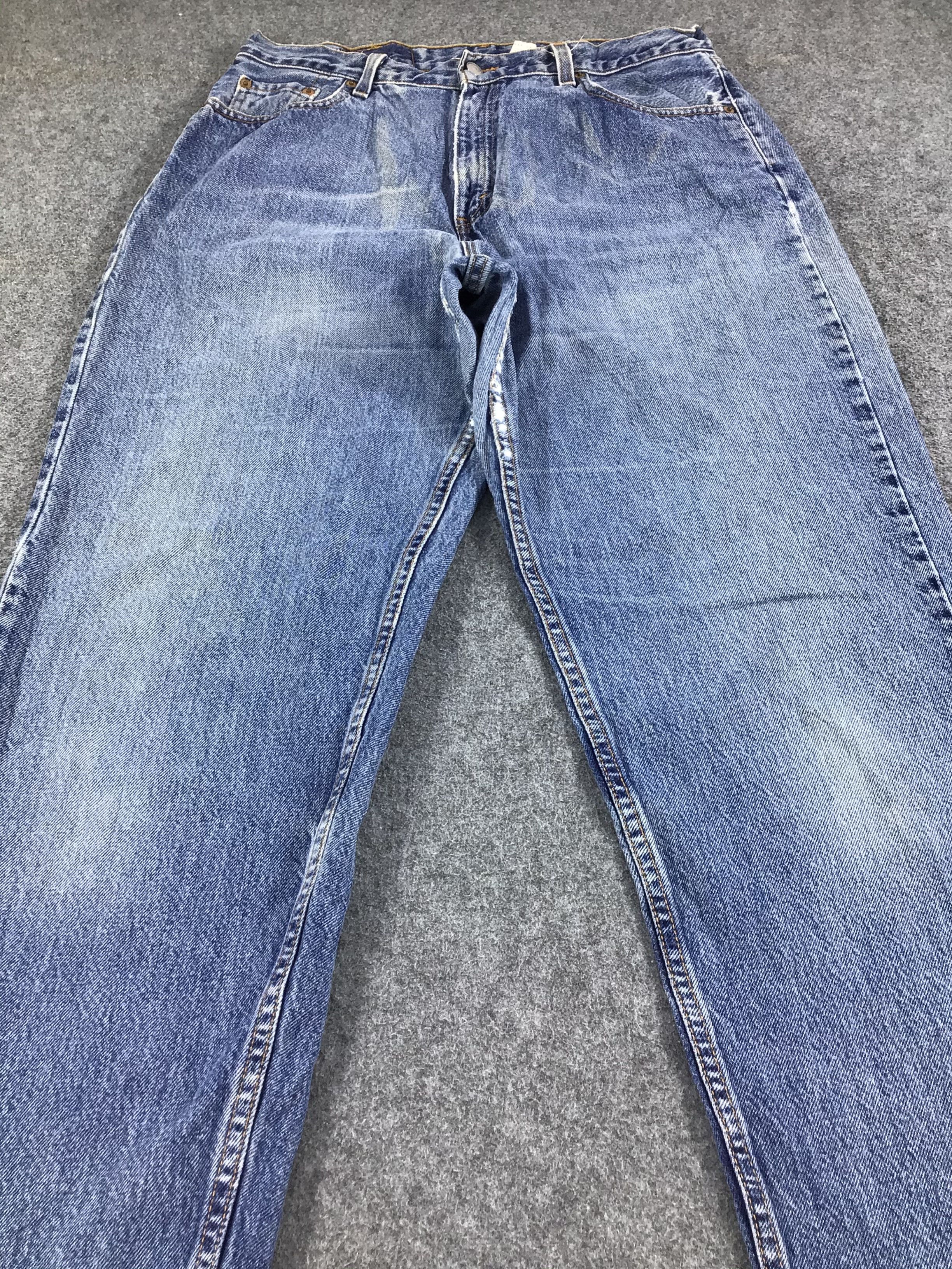 Levi's Vintage 90s Levi's 560 Jeans Faded Blue Denim KJ180A Size US 32 / EU 48 - 3 Thumbnail