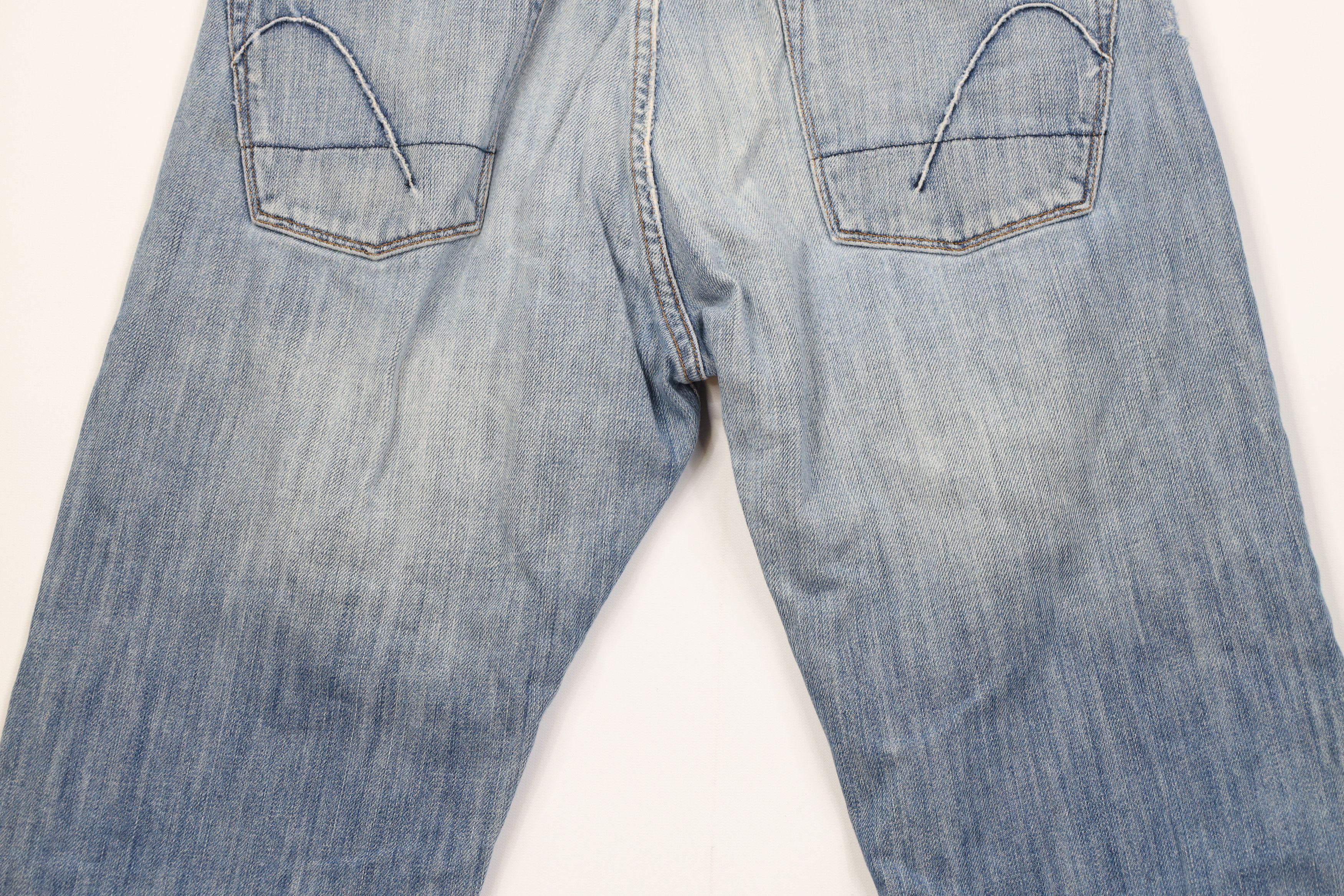 Guess Vintage 90s Y2K Guess Jeans Flared Wide Leg Denim Jeans Blue Size US 34 / EU 50 - 11 Thumbnail