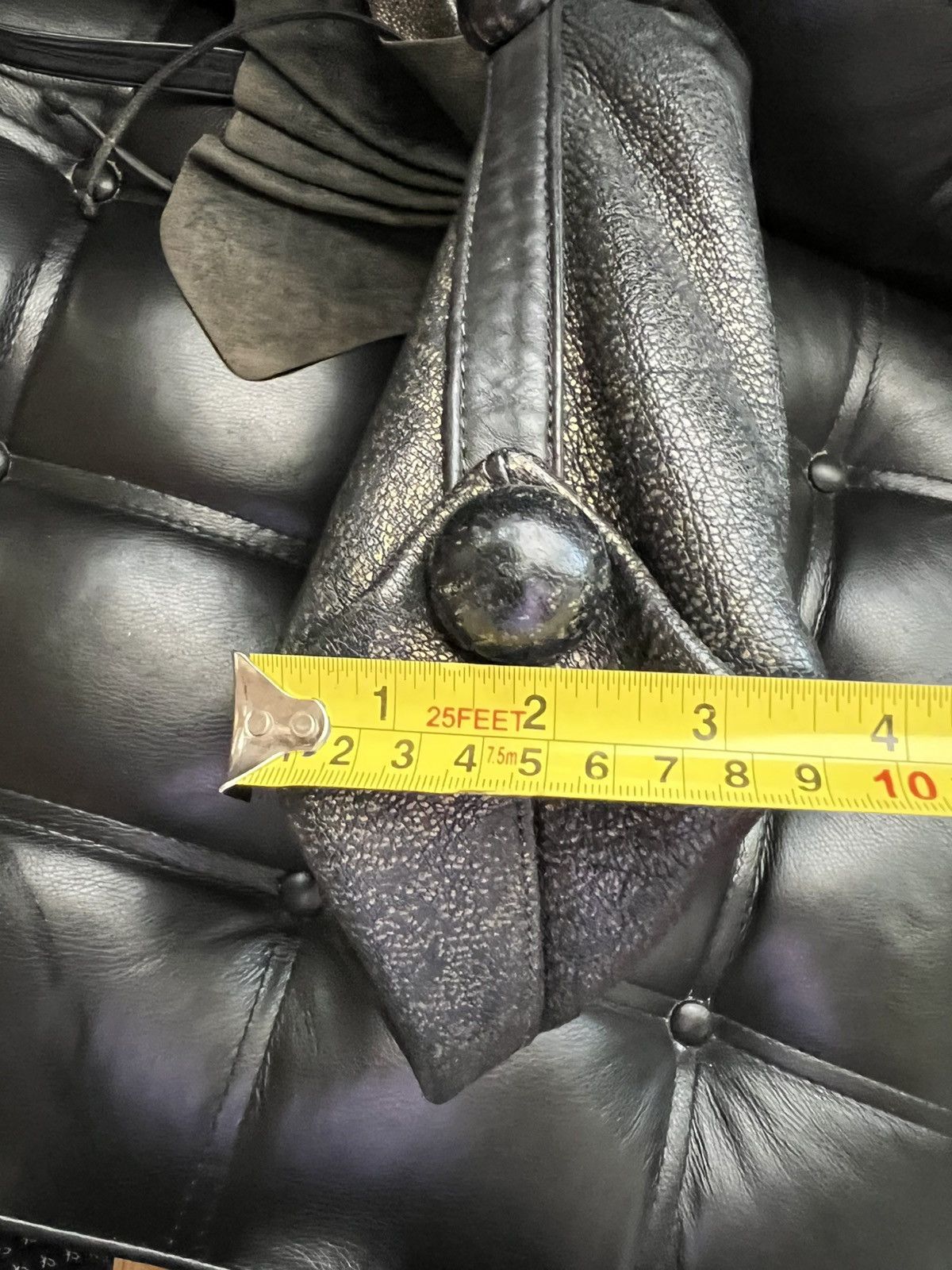 Other Carlos Falchi Vintage Black Leather Butterfly Bag USA made Size ONE SIZE - 4 Thumbnail