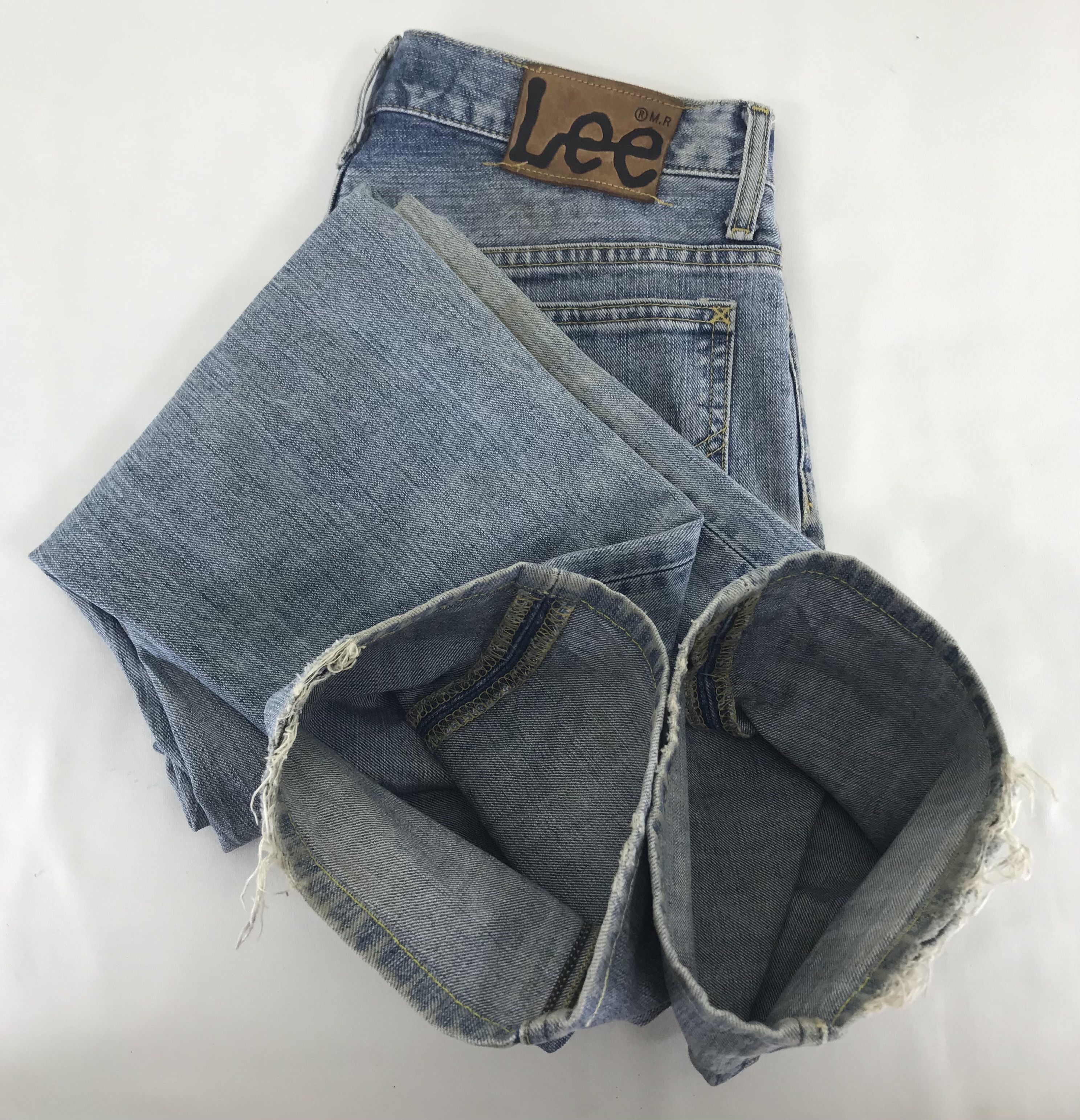 Lee Vintage Lee Riders Distressed Flare Jeans Size US 32 / EU 48 - 12 Thumbnail