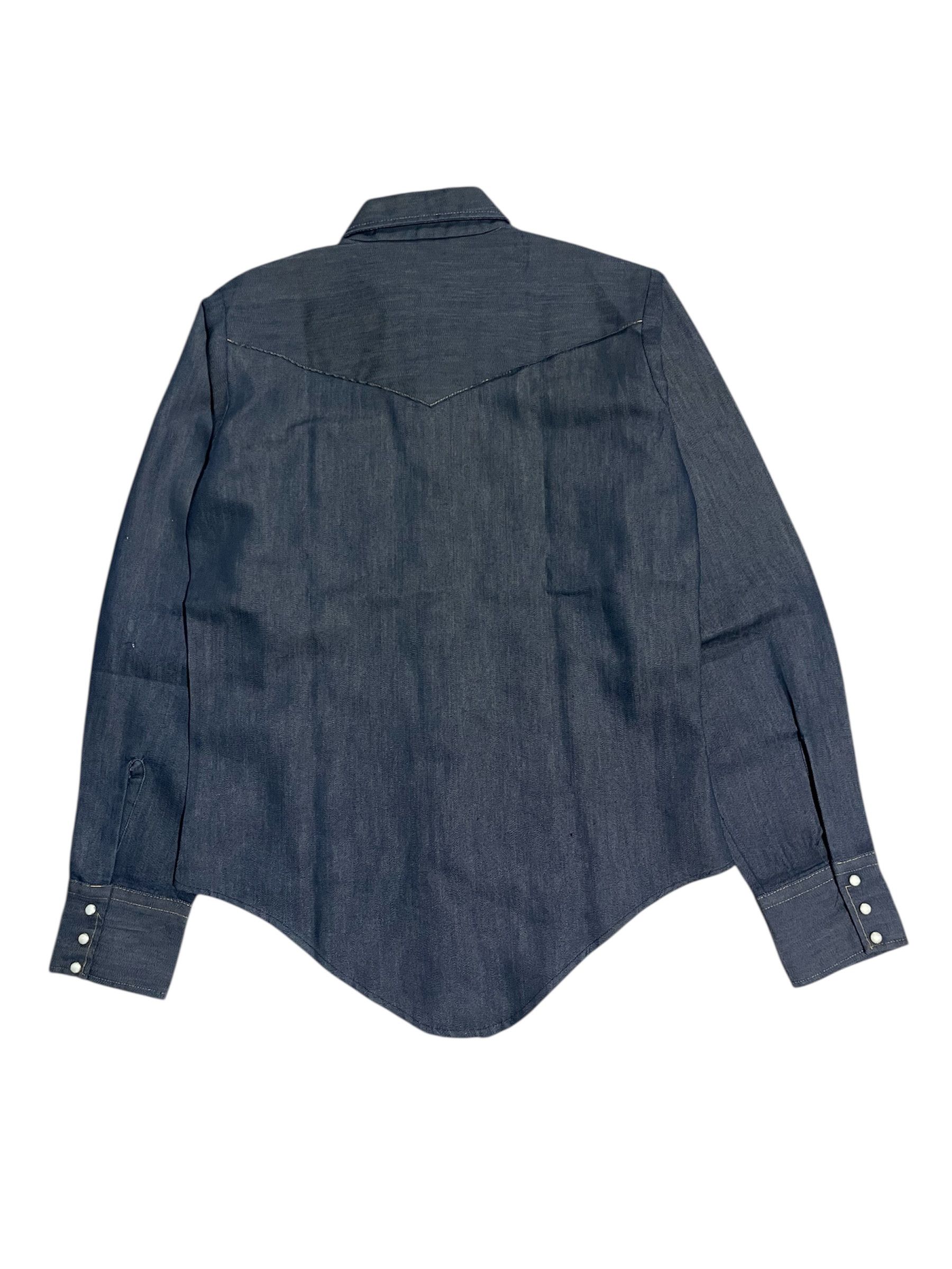 Vintage Vtg 50s Era Key Imperial Button Down Shirt WW2 Denim raw Size US M / EU 48-50 / 2 - 4 Thumbnail