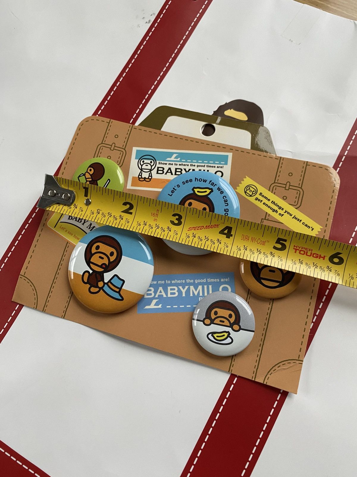 Bape Bape Baby Milo Pin Button Set Size ONE SIZE - 4 Thumbnail