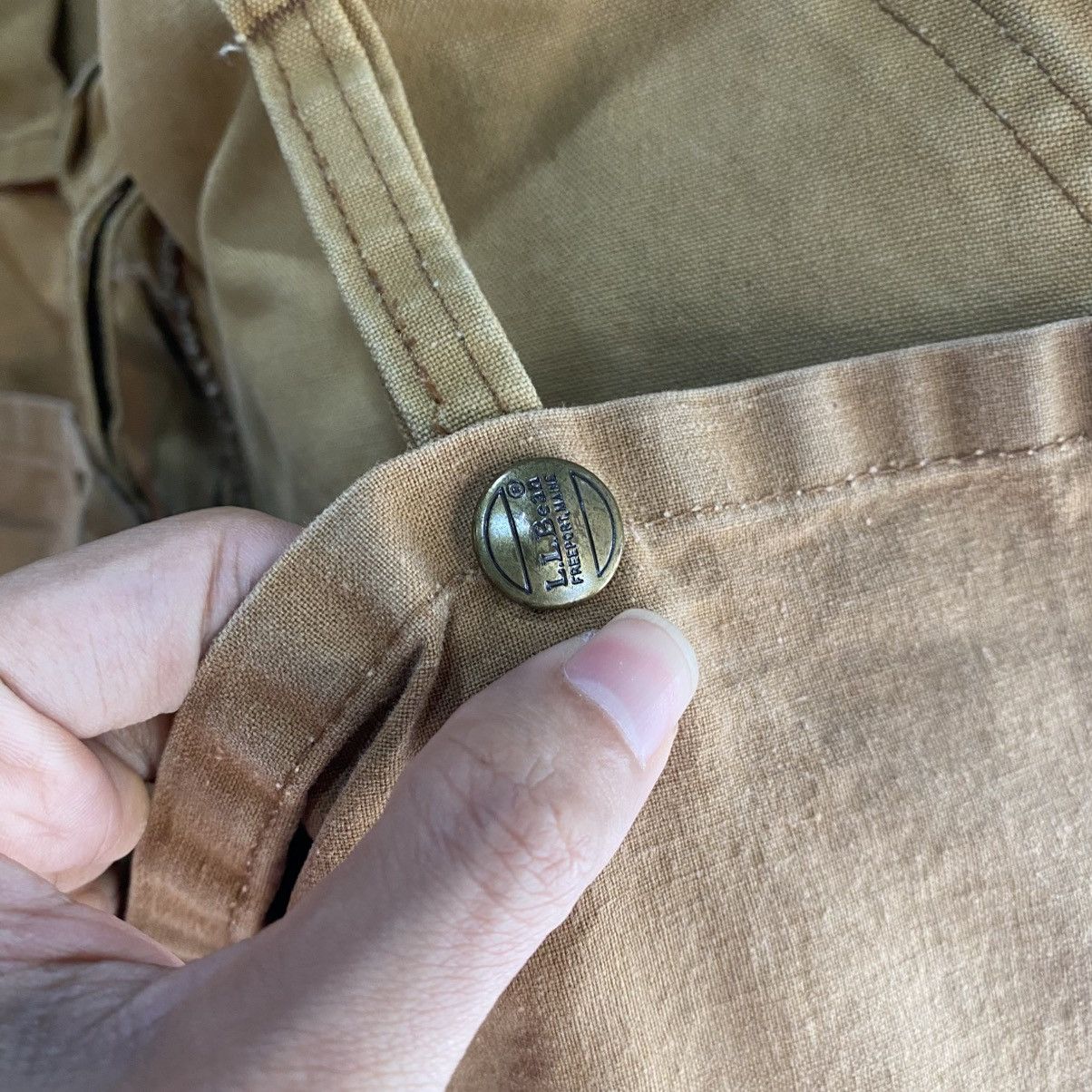 L.L. Bean VTG L.L BEAN HUNTING JACKETS DUCK CANVAS SUN FADED Size US L / EU 52-54 / 3 - 12 Thumbnail