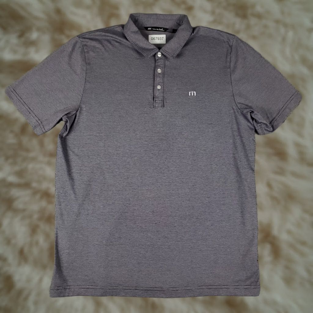 TravisMathew Travis Mathew Polo Shirt Mens XL Purple Golf Casual Short Sleeve Size US XL / EU 56 / 4 - 1 Thumbnail