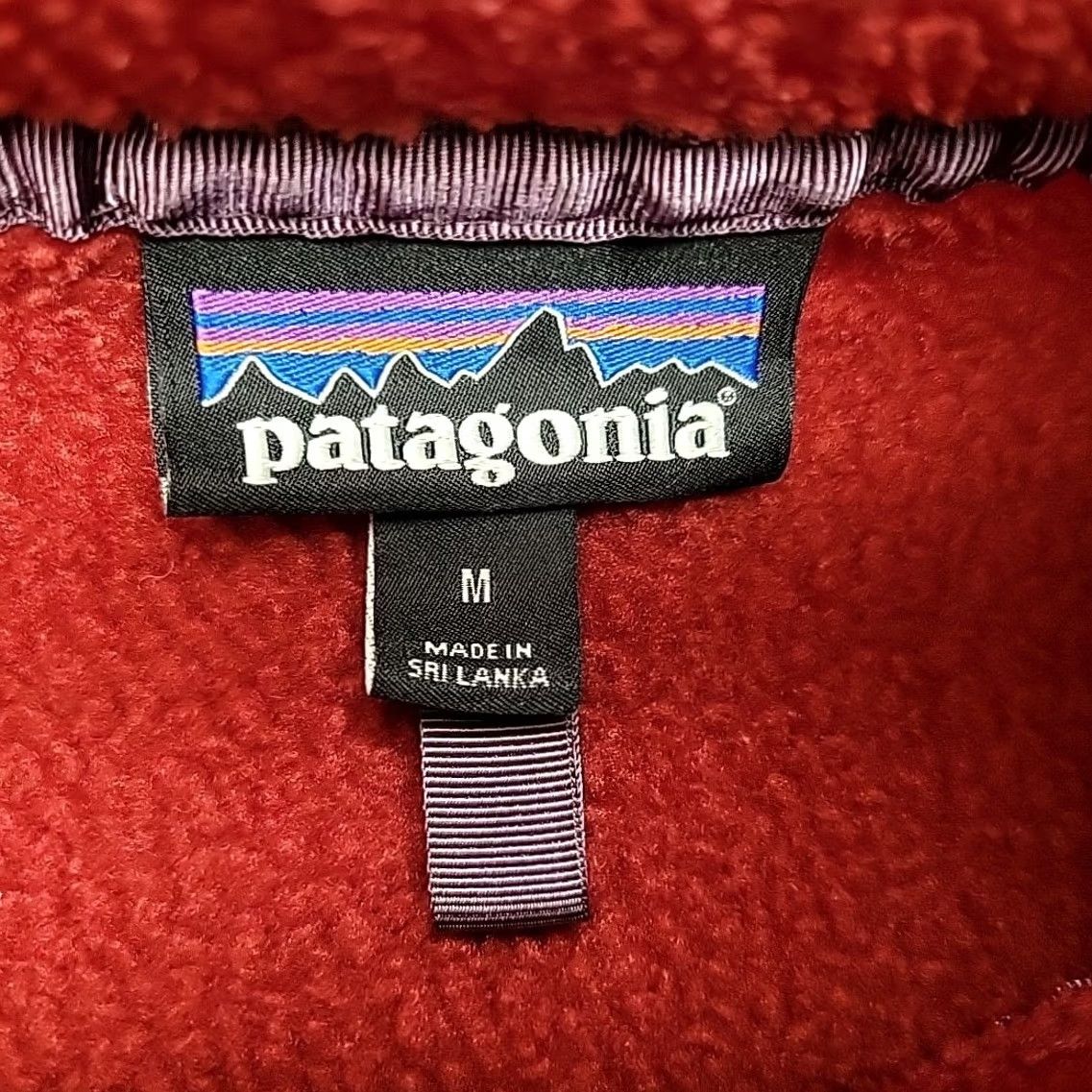 Patagonia VINTAGE Patagonia Jacket Mens M Red Retro Pile Maroon Zip Fleece Pullover Outdoor Gorp Size M / US 6-8 / IT 42-44 - 4 Thumbnail