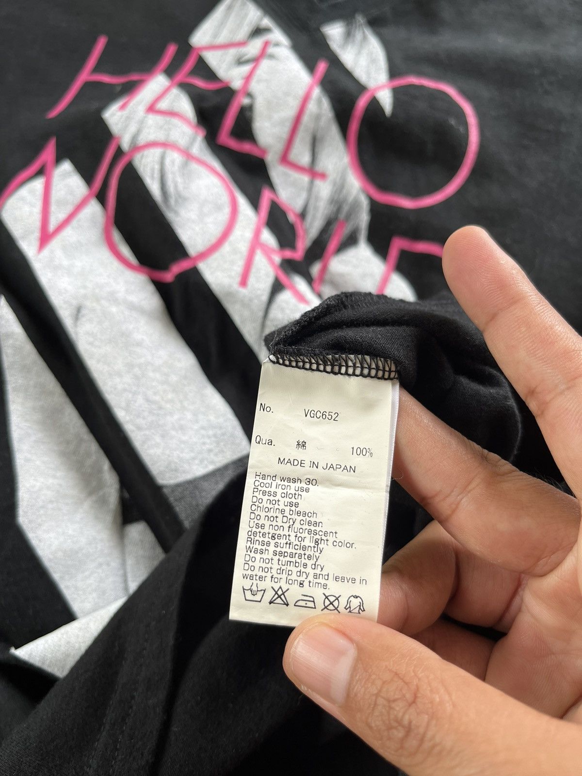 Designer × Japanese Brand × Vanquish 🔥RARE Vanquish CH11 H15 NO2 Hello World Naked Logo Tee Size M / US 6-8 / IT 42-44 - 6 Thumbnail