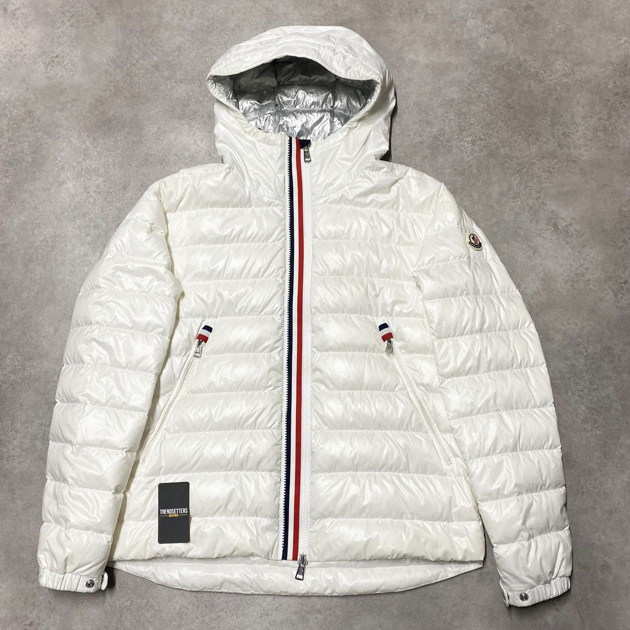 image of Moncler Blesle Size 5 XL 2Xl White Down Mens Down Jacket