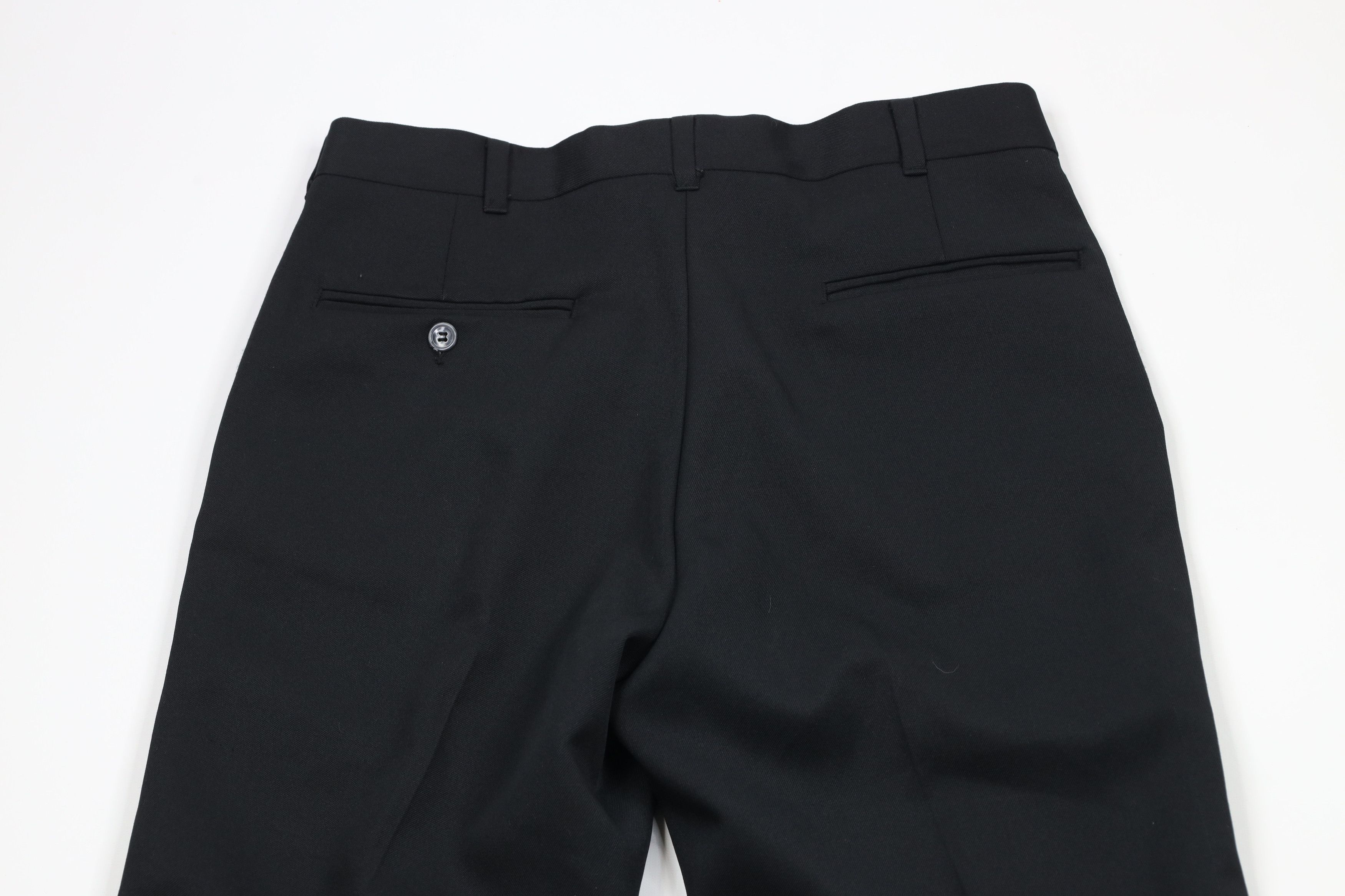 Vintage Vintage 70s Streetwear Wide Leg Chino Pants Black USA Size US 32 / EU 48 - 9 Thumbnail