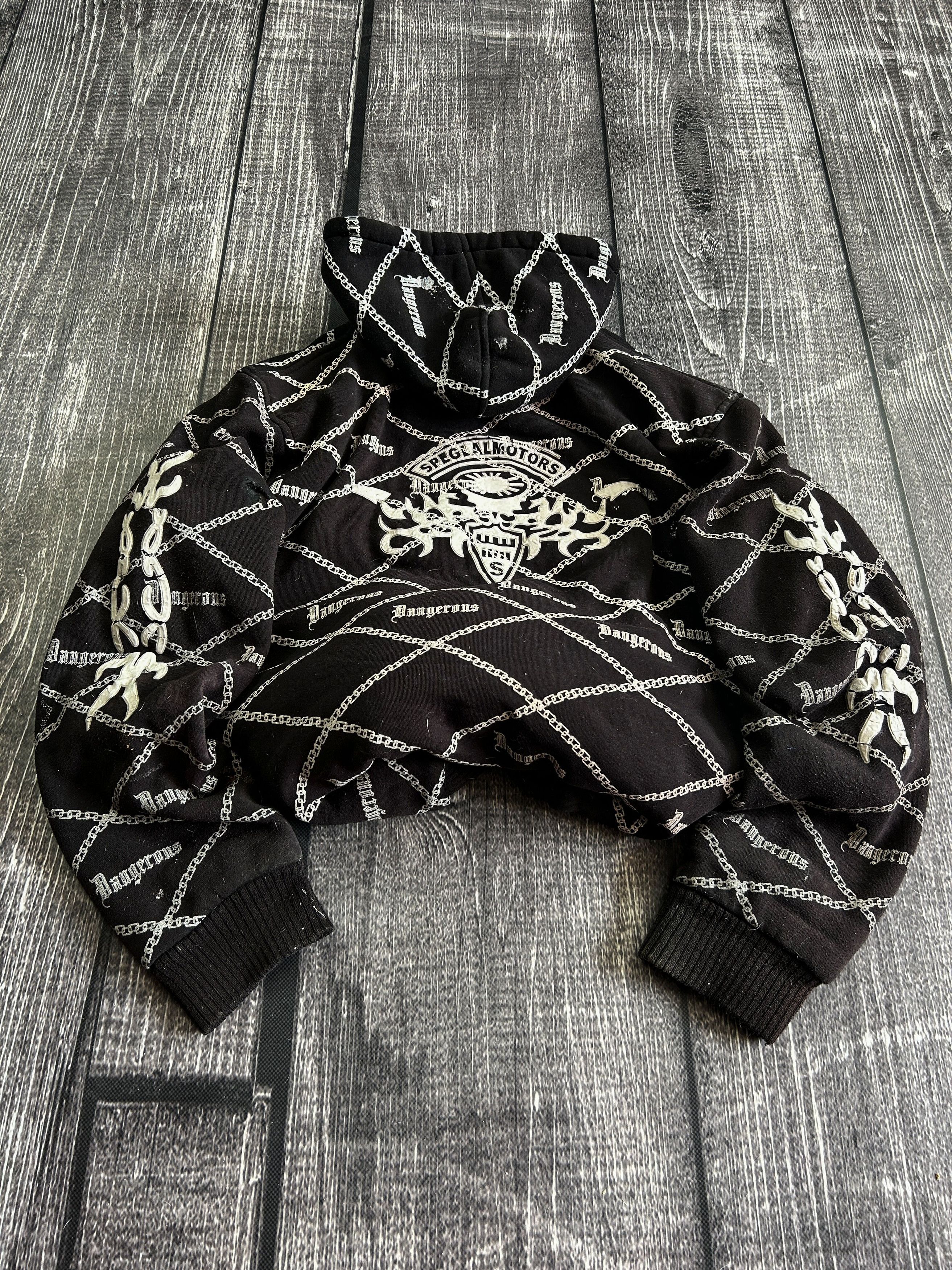 Rap Tees Y2K Graphic Hooded Jacket Streetwear Archive Style Size US L / EU 52-54 / 3 - 1 Thumbnail