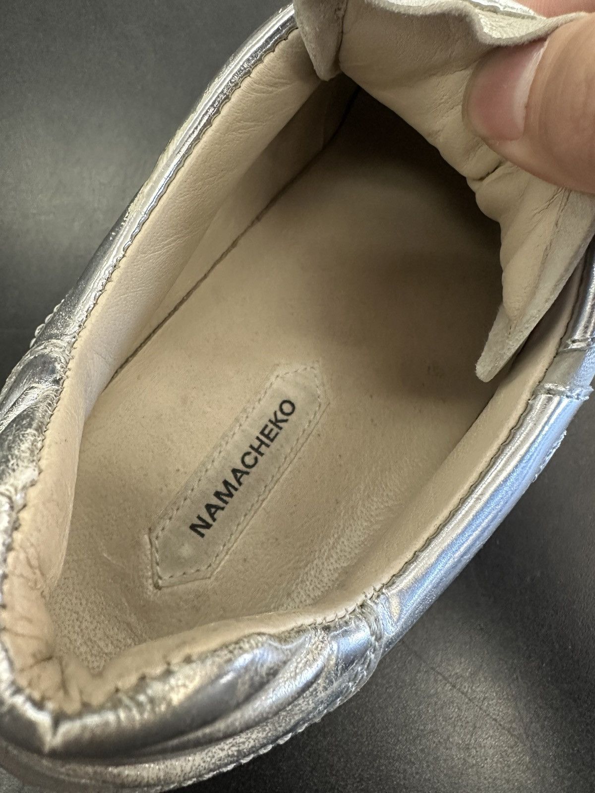 Namacheko Namacheko AW22 Murabi GAT Sneakers Silver SIZE 41 Size US 8 / EU 41 - 11 Thumbnail