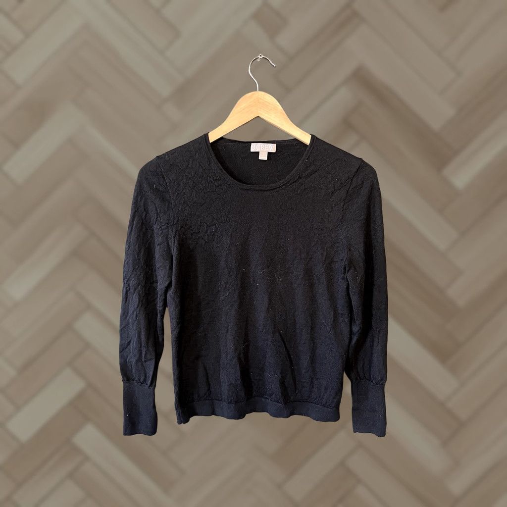 J.Crew J. Crew Womens Black Long Sleeve Pullover Knitted Sweatshirt Size M Size M / US 6-8 / IT 42-44 - 1 Thumbnail